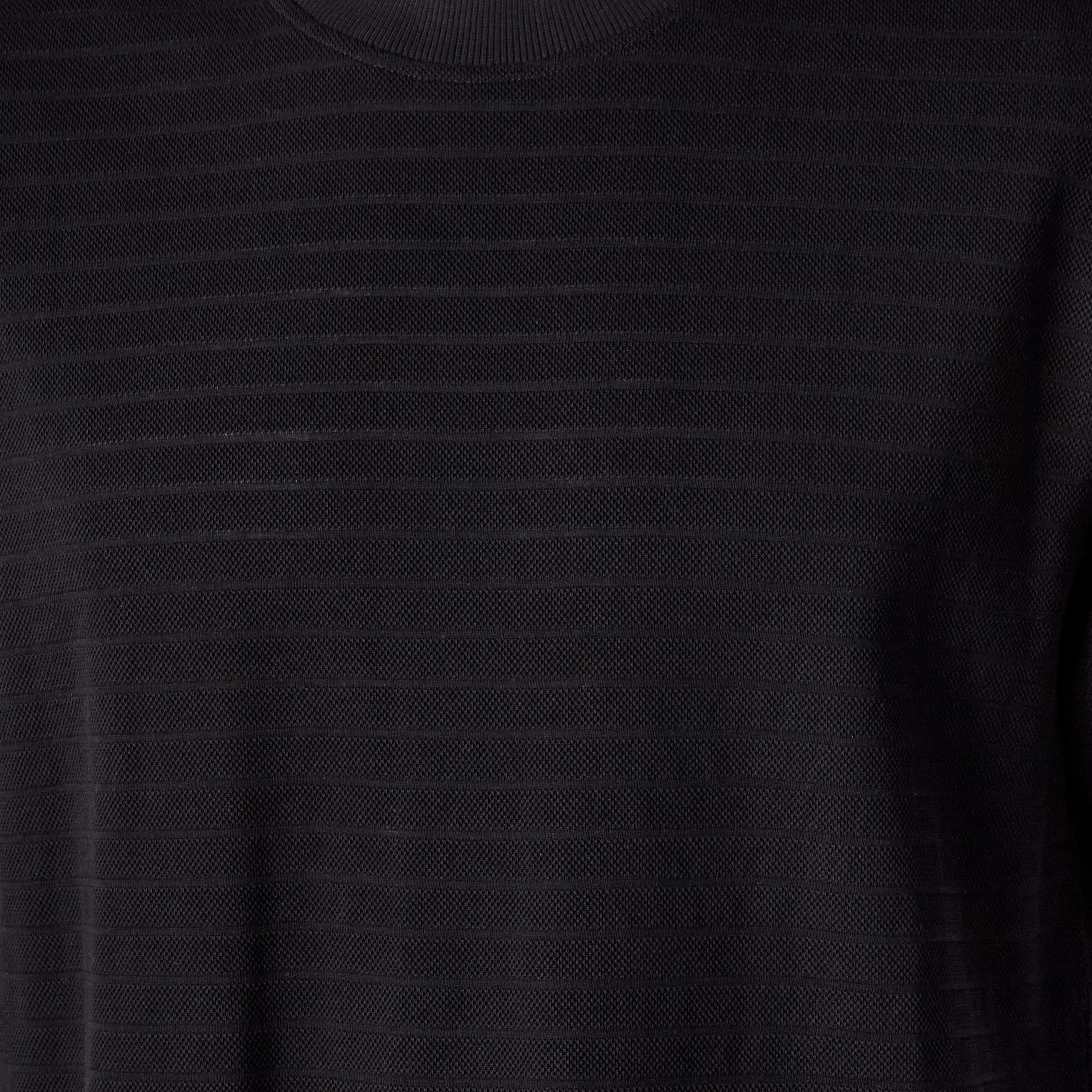 Men Regular Fit Crew Neck Short Sleeve Textured T-shirt-men-clothing-tshirtsandpolos-tshirts-image-4