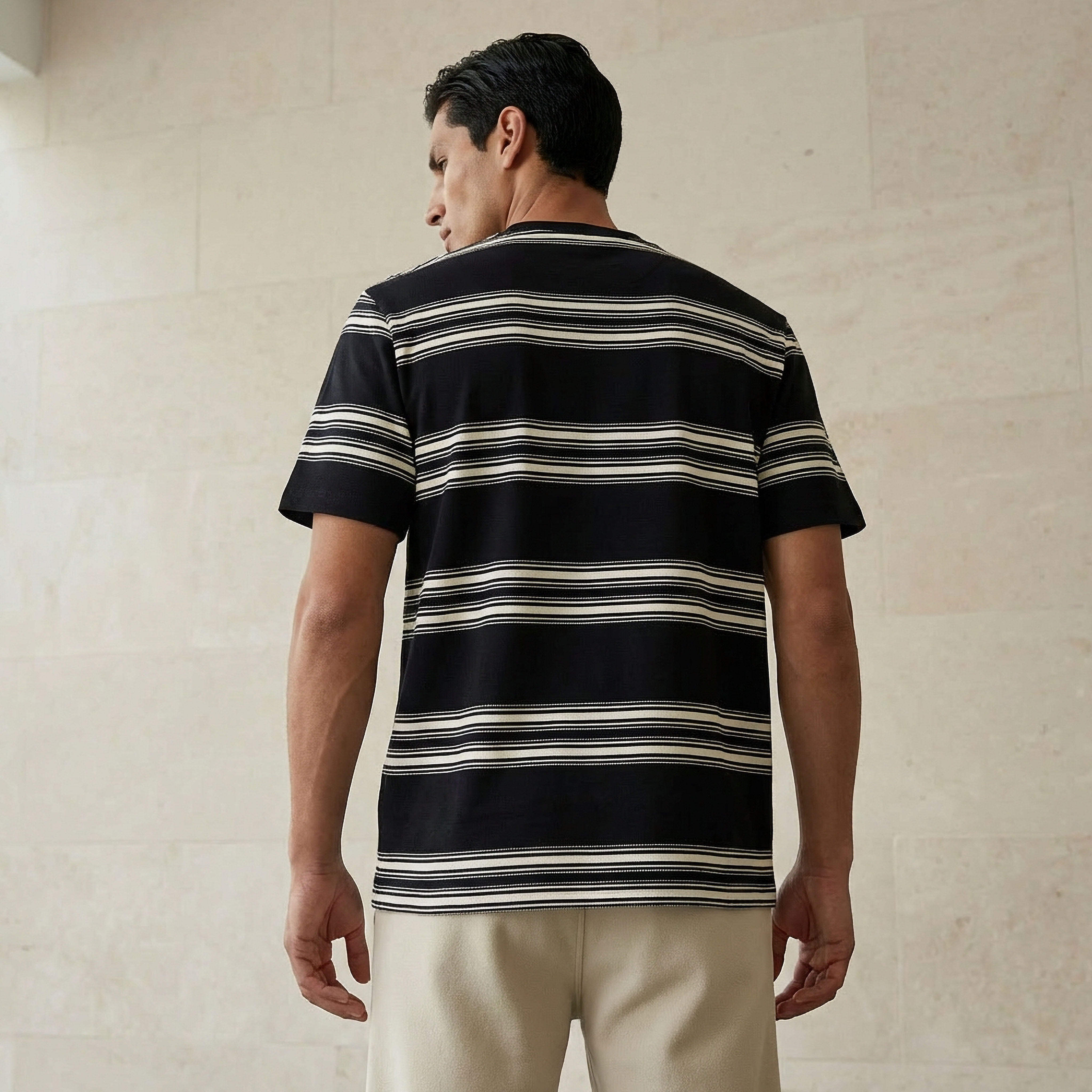 Men Relaxed Fit Crew Neck Short Sleeves Striped T-shirt-men-clothing-tshirtsandpolos-tshirts-image-4