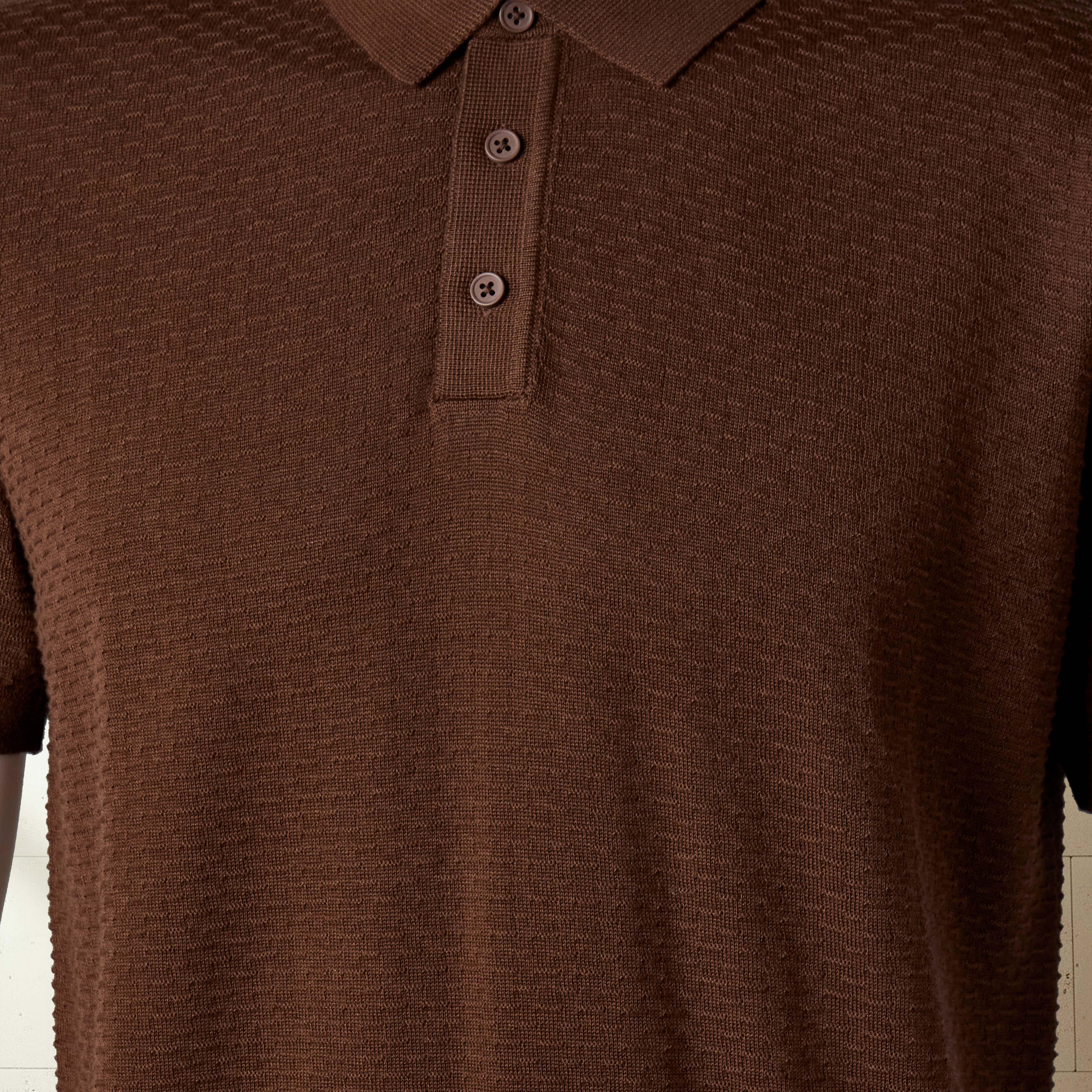 Men Short Sleeves Textured Polo T-shirt-men-clothing-tshirtsandpolos-polos-image-2