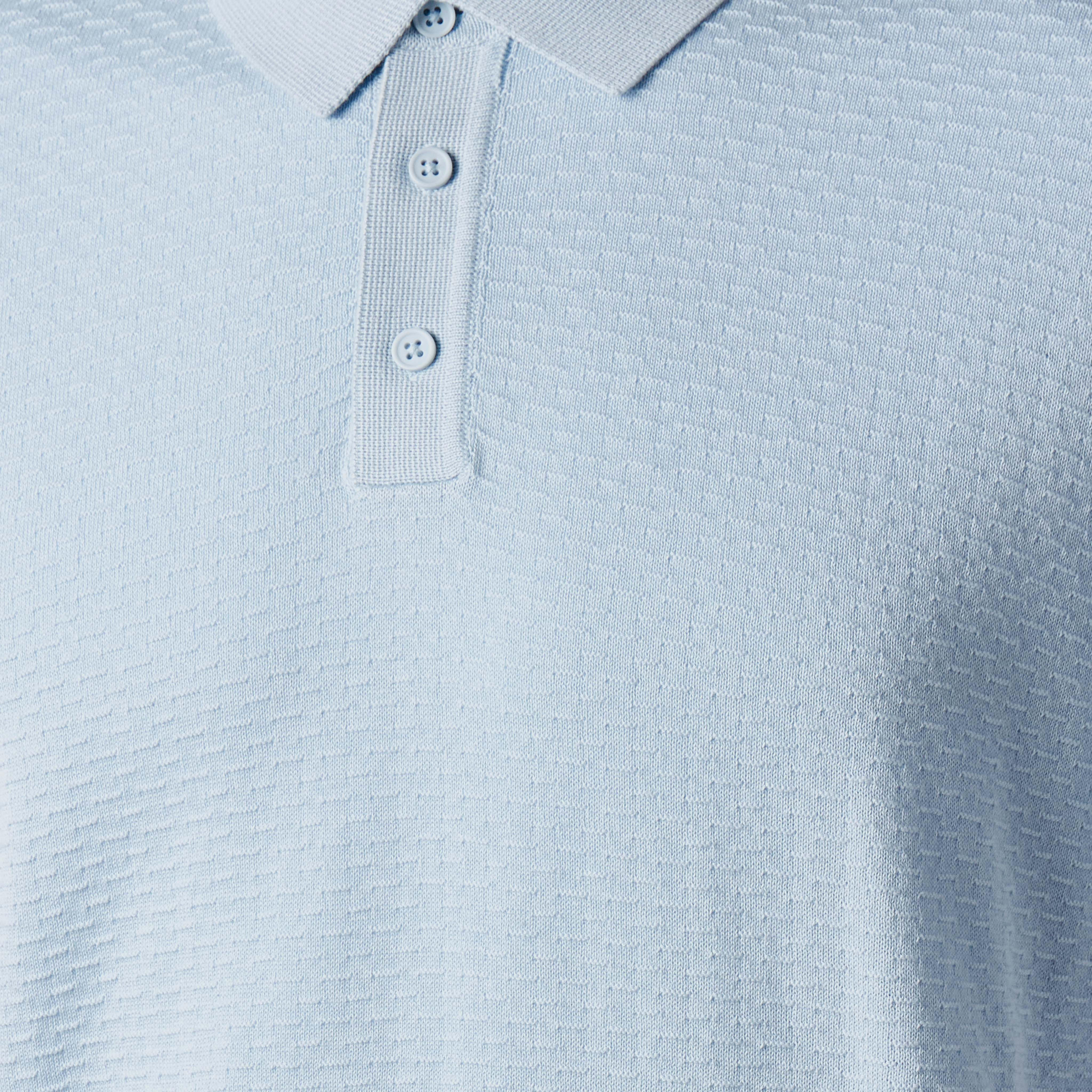 Men Short Sleeves Textured Polo T-shirt-men-clothing-tshirtsandpolos-polos-image-2