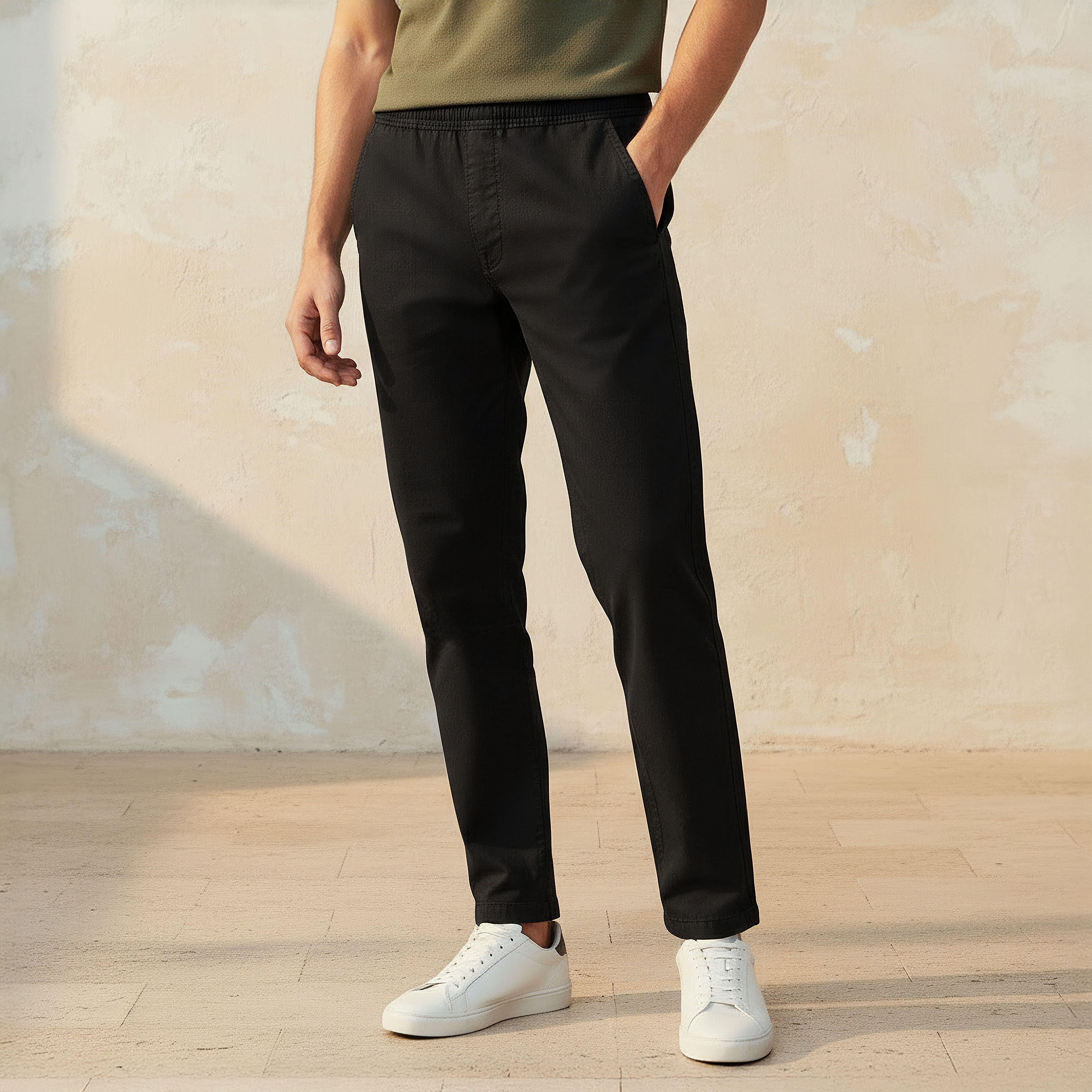 بنطلون بقصّة عادية للرجال-men-clothing-bottoms-trousersandchinos-trousers-image-4