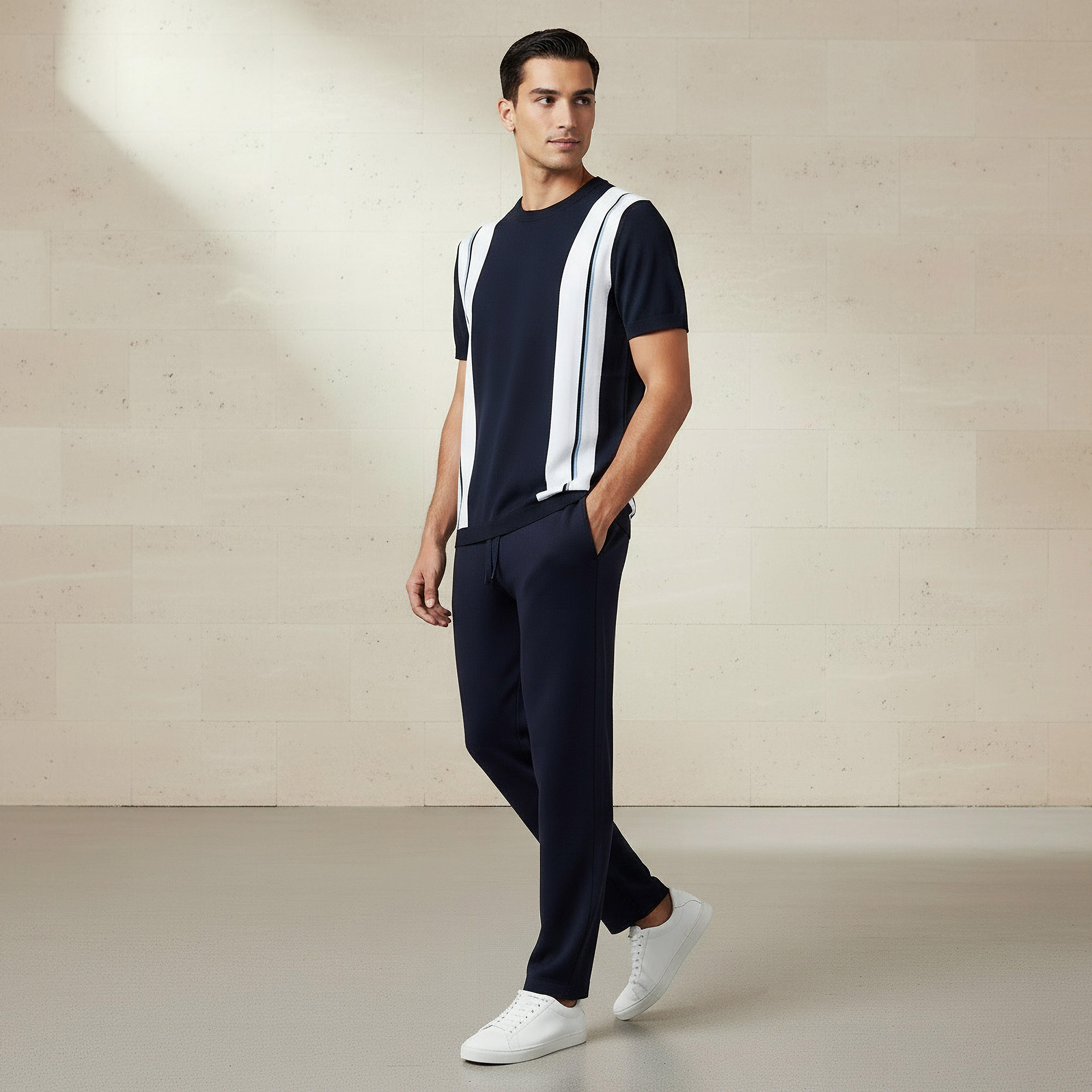 Men Regular Fit Crew Neck Short Sleeves Striped T-shirt-men-clothing-tshirtsandpolos-tshirts-image-5