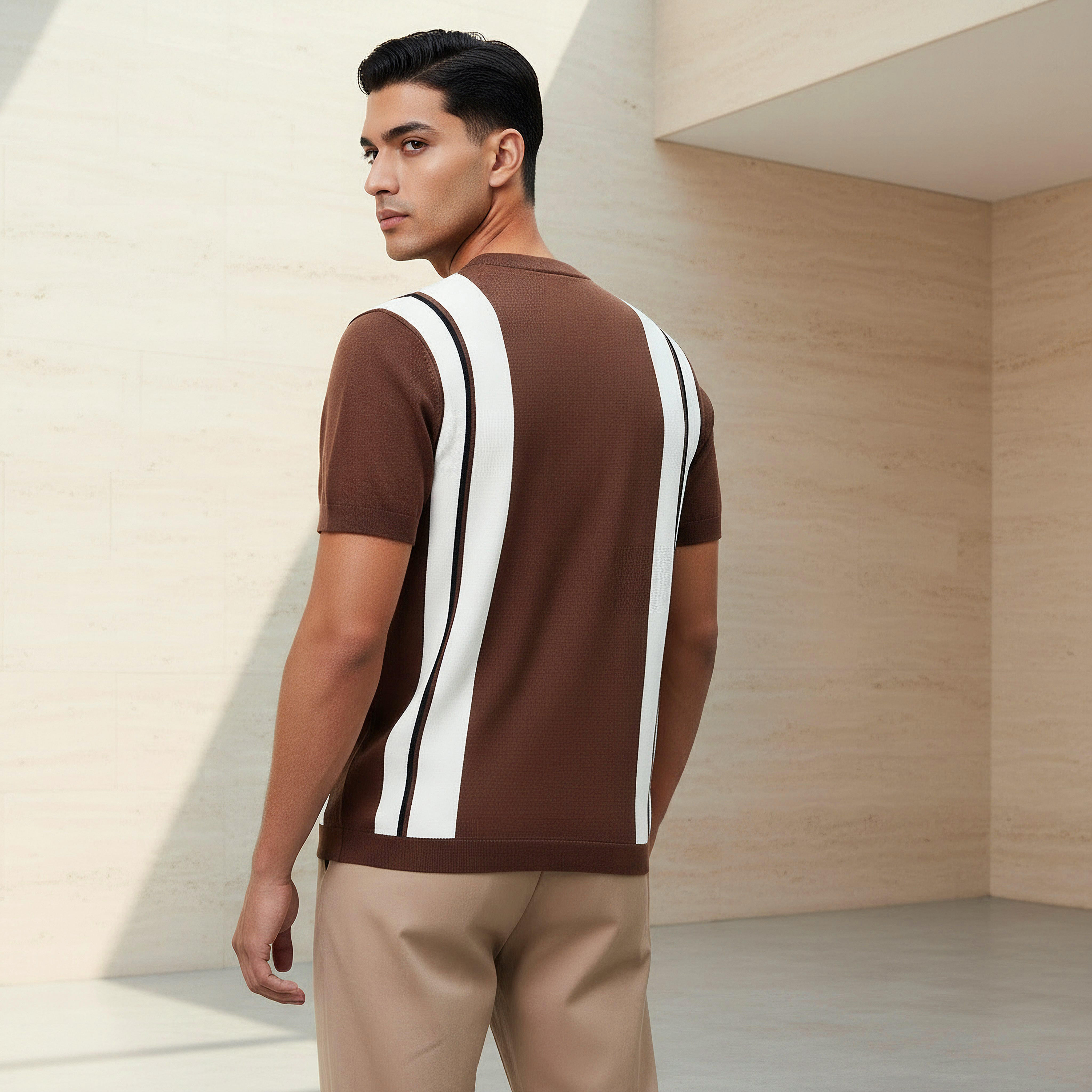 Men Regular Fit Crew Neck Short Sleeves Striped T-shirt-men-clothing-tshirtsandpolos-tshirts-image-3
