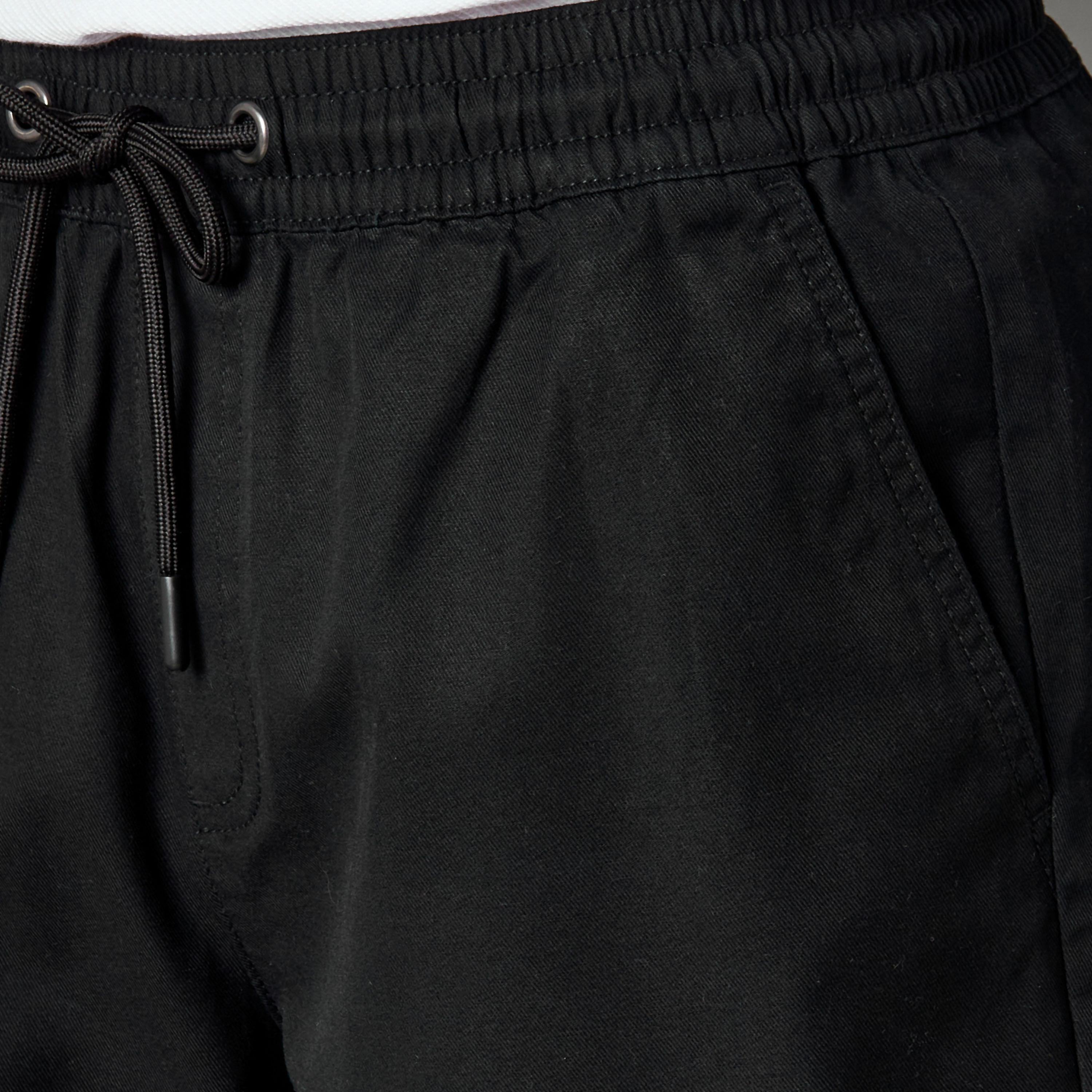 شورت برمودا قطن بقصة عادية للرجال-men-clothing-bottoms-shorts-image-2