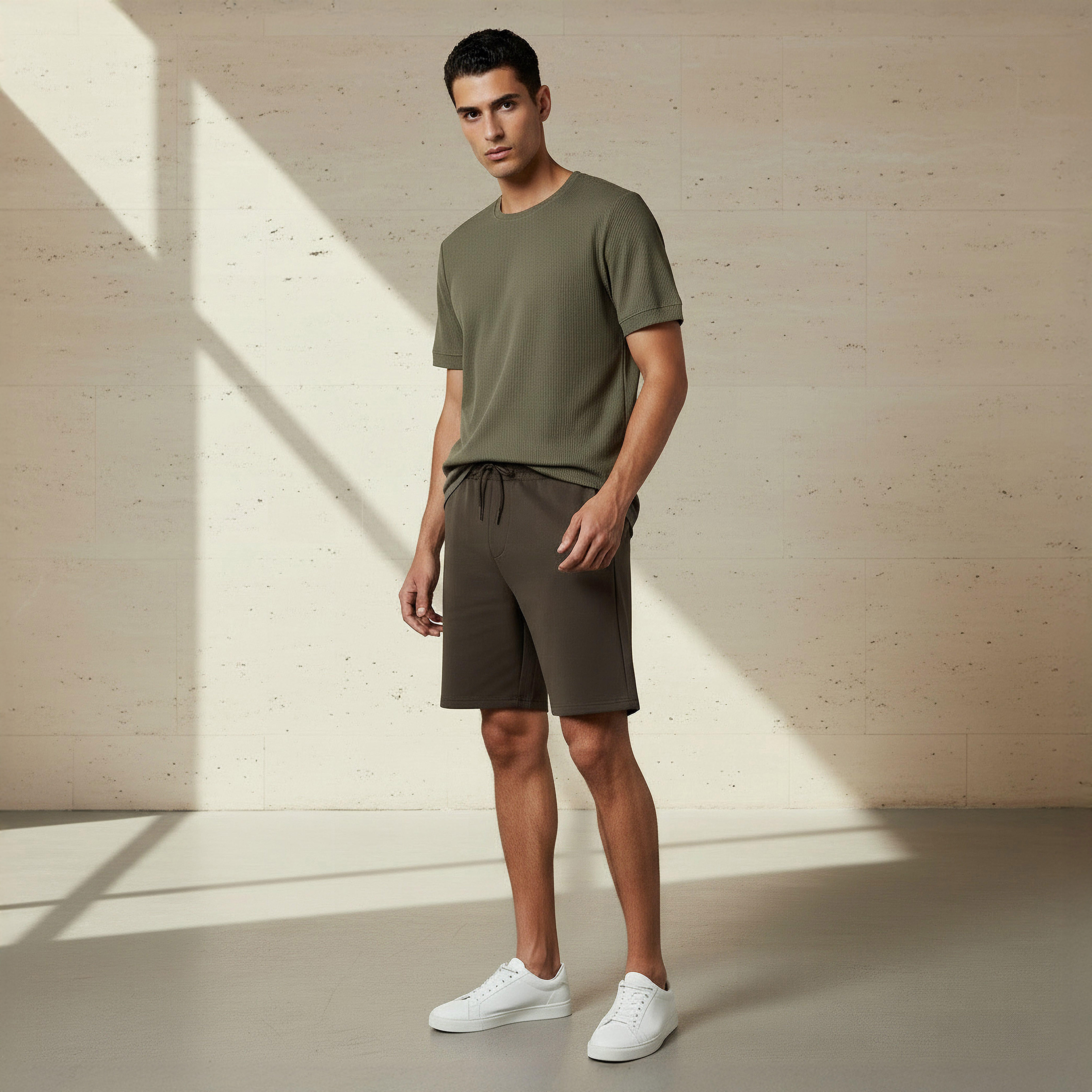 Men Regular Fit Shorts-men-clothing-bottoms-shorts-image-2