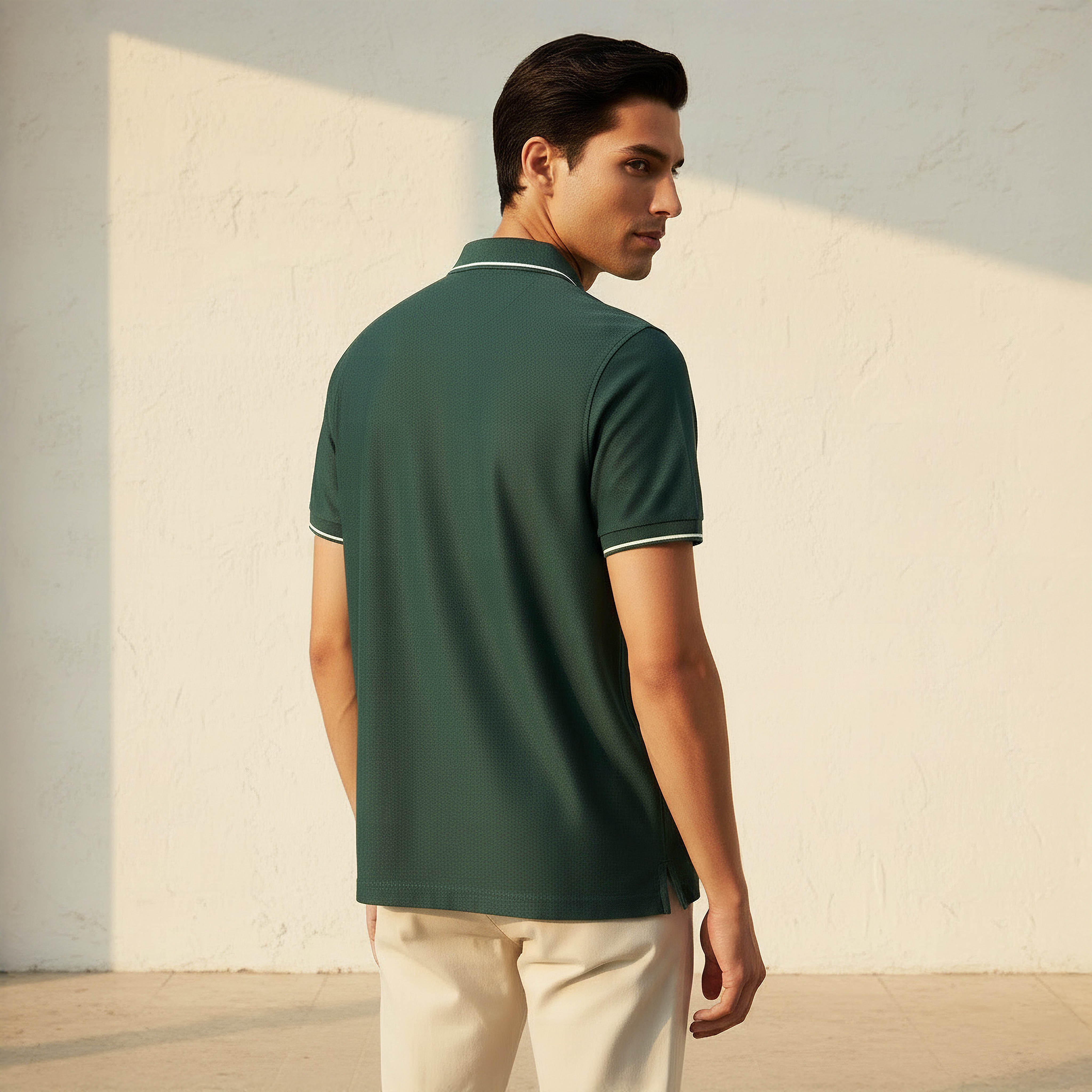 Men Short Sleeves Tipping Detail Polo T-shirt-men-clothing-tshirtsandpolos-polos-image-3