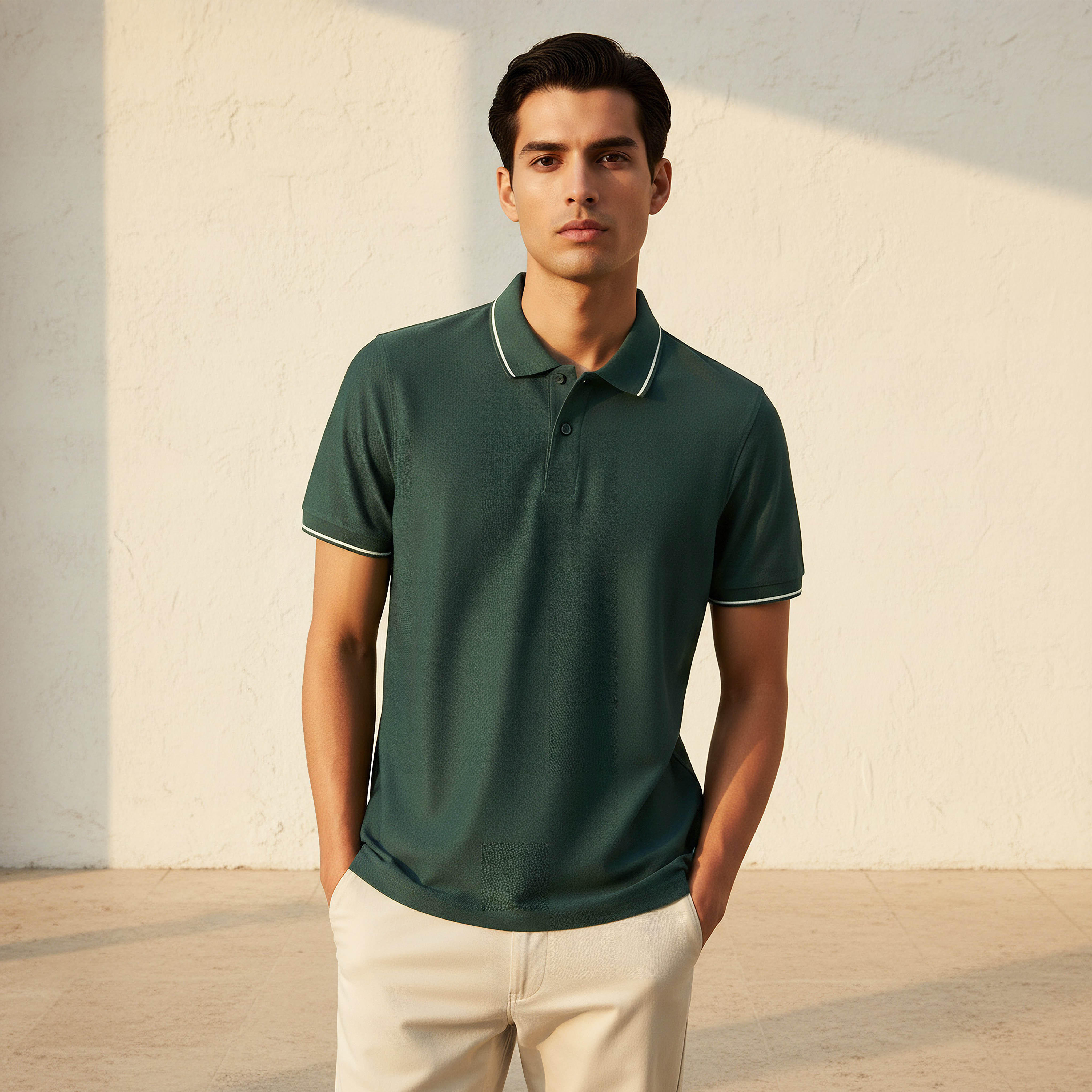 Men Short Sleeves Tipping Detail Polo T-shirt-men-clothing-tshirtsandpolos-polos-image-6
