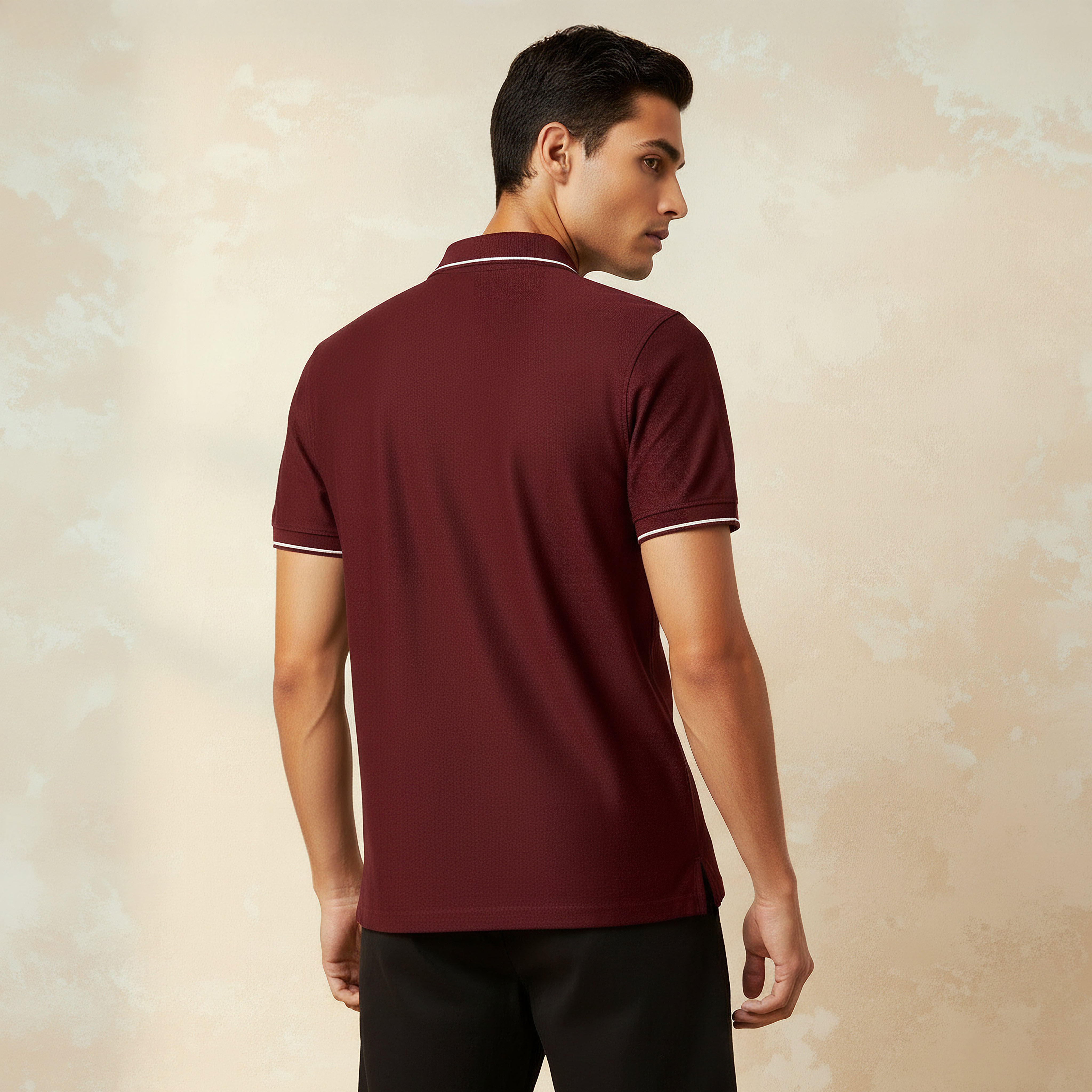 Men Short Sleeves Tipping Detail Polo T-shirt-men-clothing-tshirtsandpolos-polos-image-3