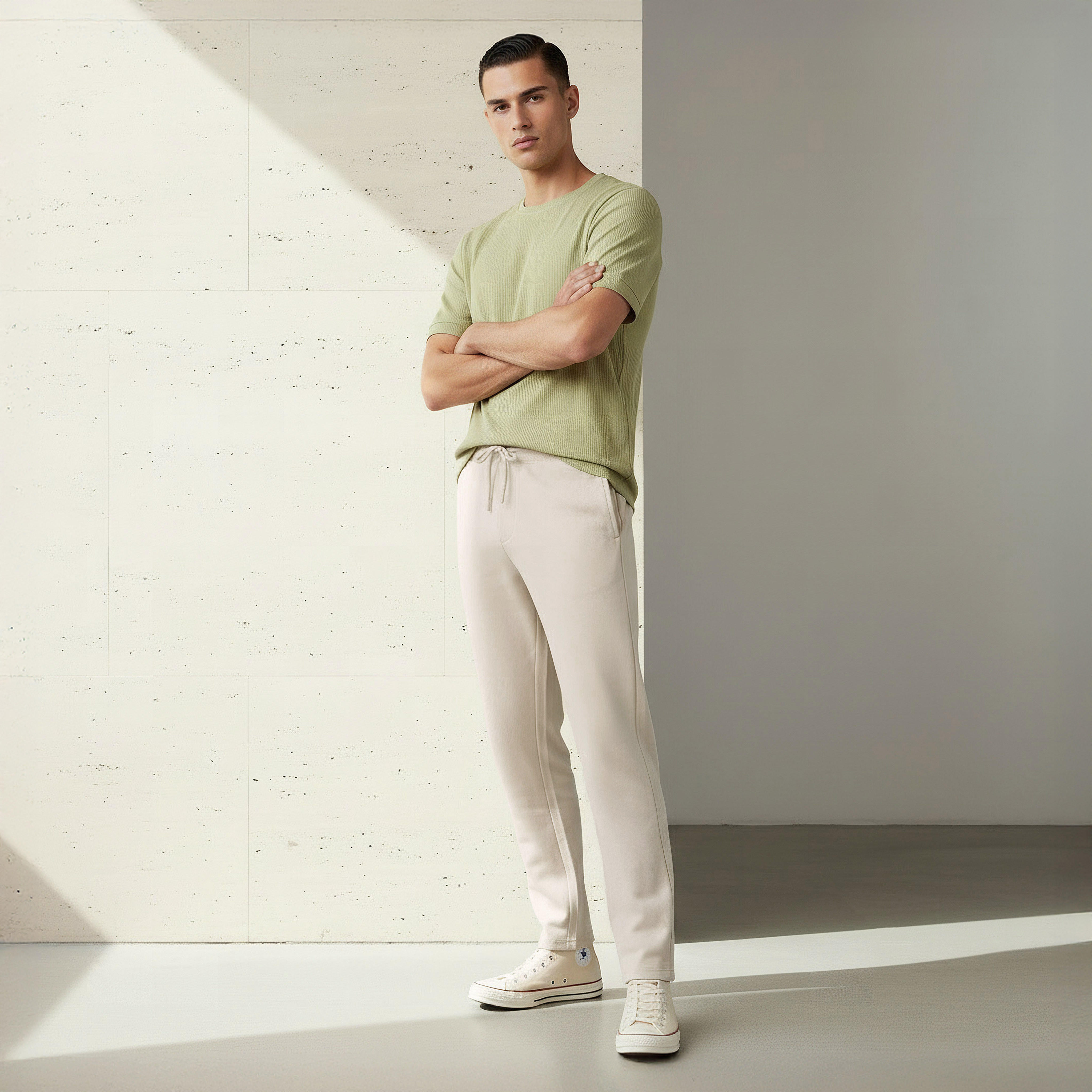 Men Regular Fit Joggers with Pockets-PROMO_SP_SA_2FOR129_110625-image-2