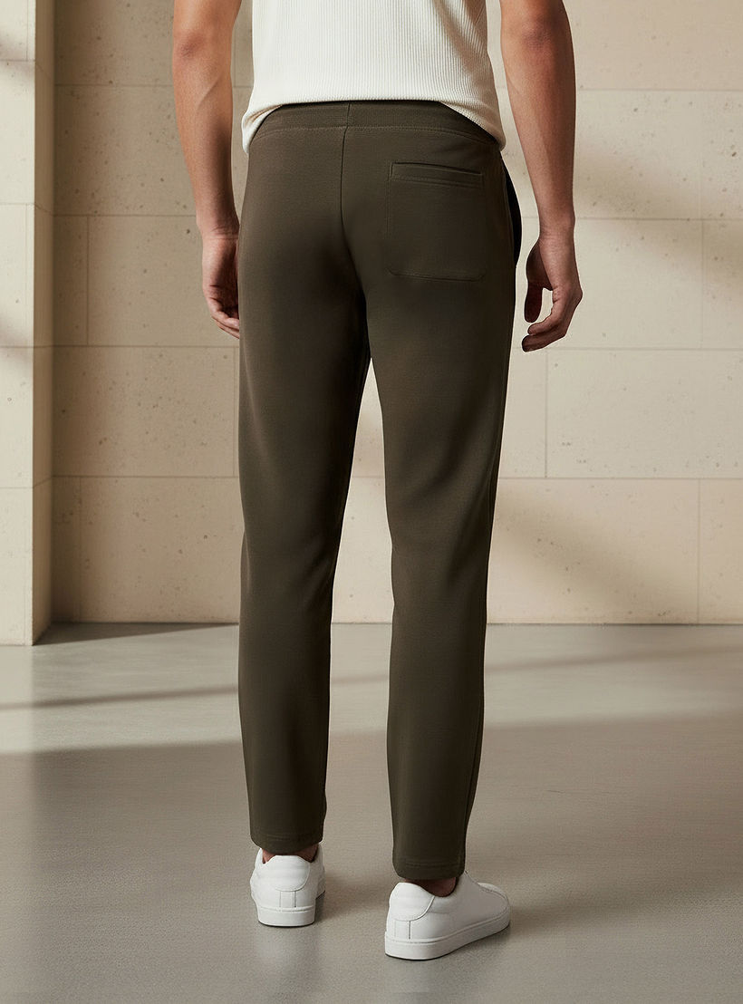 Men Regular Fit Joggers with Pockets-men-clothing-bottoms-joggers-image-3