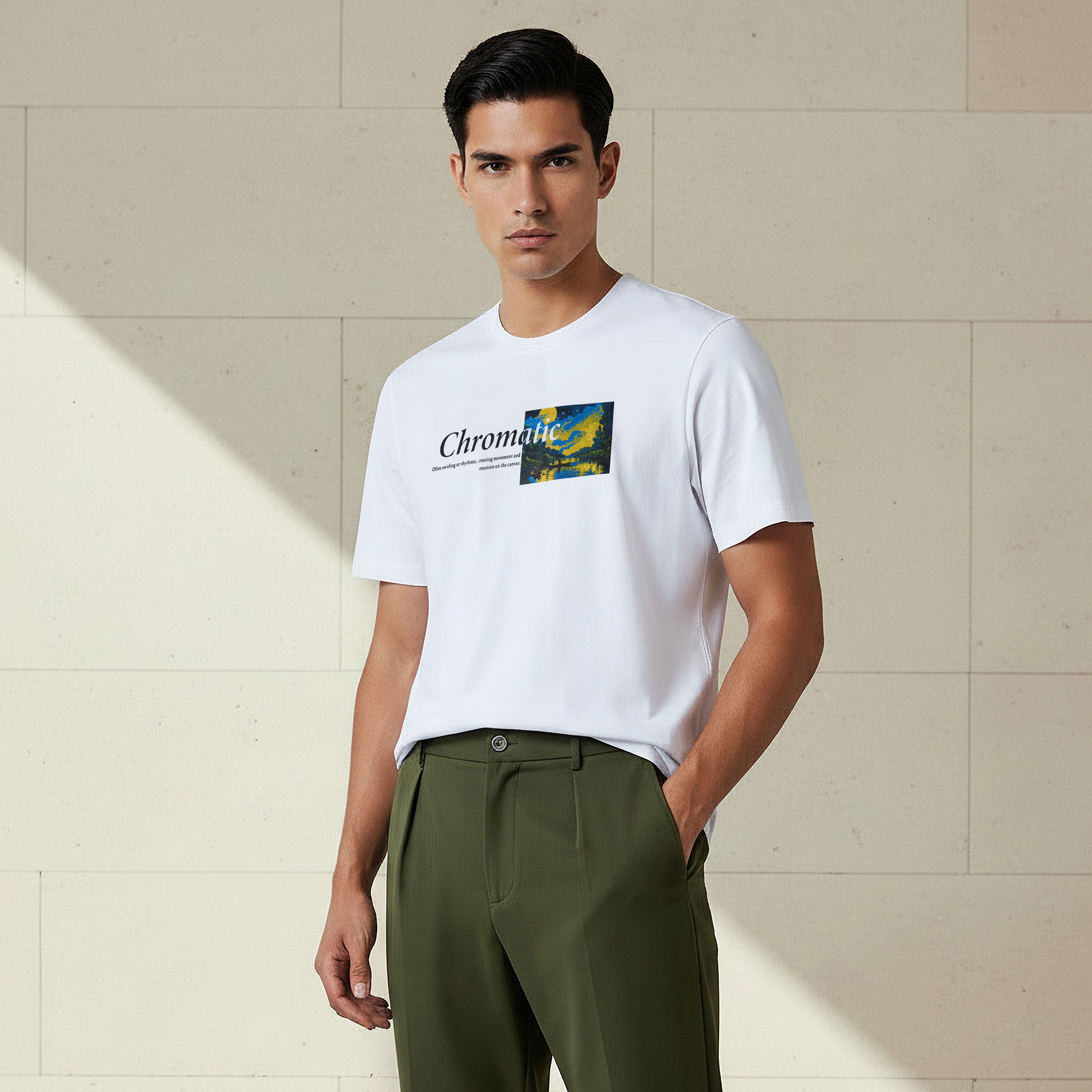 Men Slim Fit Crew Neck Short Sleeve Printed T-shirt-men-clothing-tshirtsandpolos-tshirts-image-1