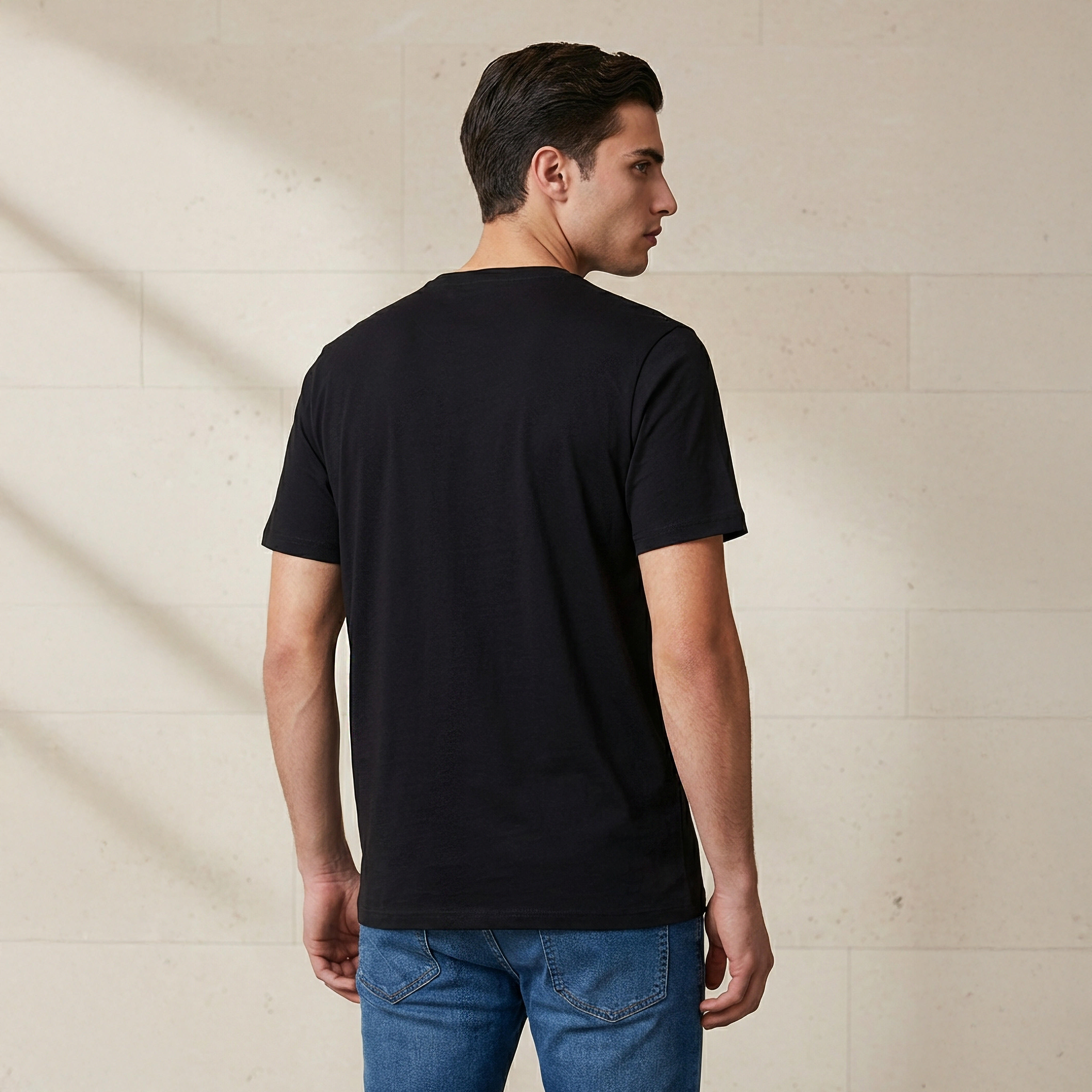 Men Slim Fit Crew Neck Short Sleeve Printed T-shirt-men-clothing-tshirtsandpolos-tshirts-image-3