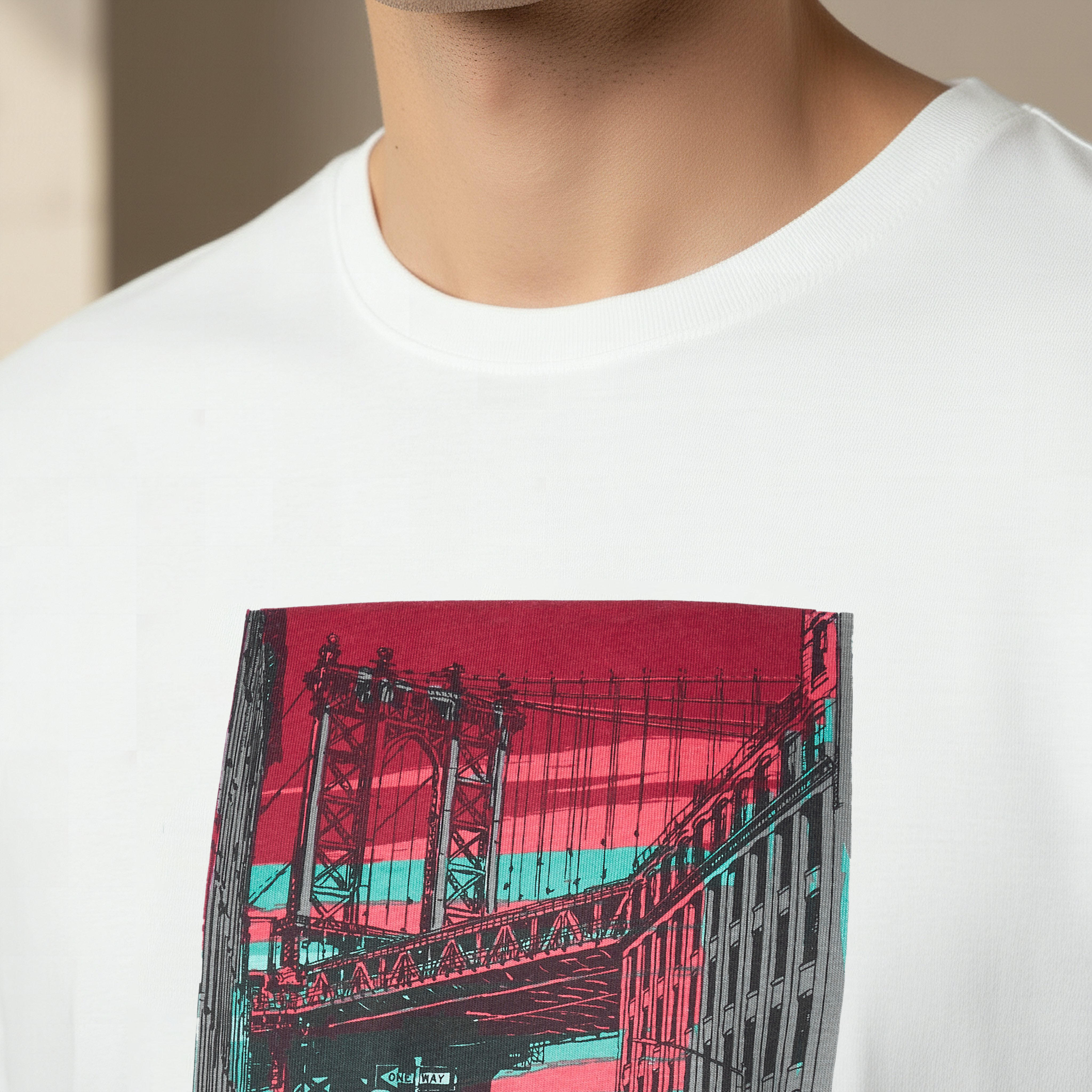 Men Slim Fit Crew Neck Short Sleeves New York Graphic Print T-shirt-men-clothing-tshirtsandpolos-tshirts-image-4