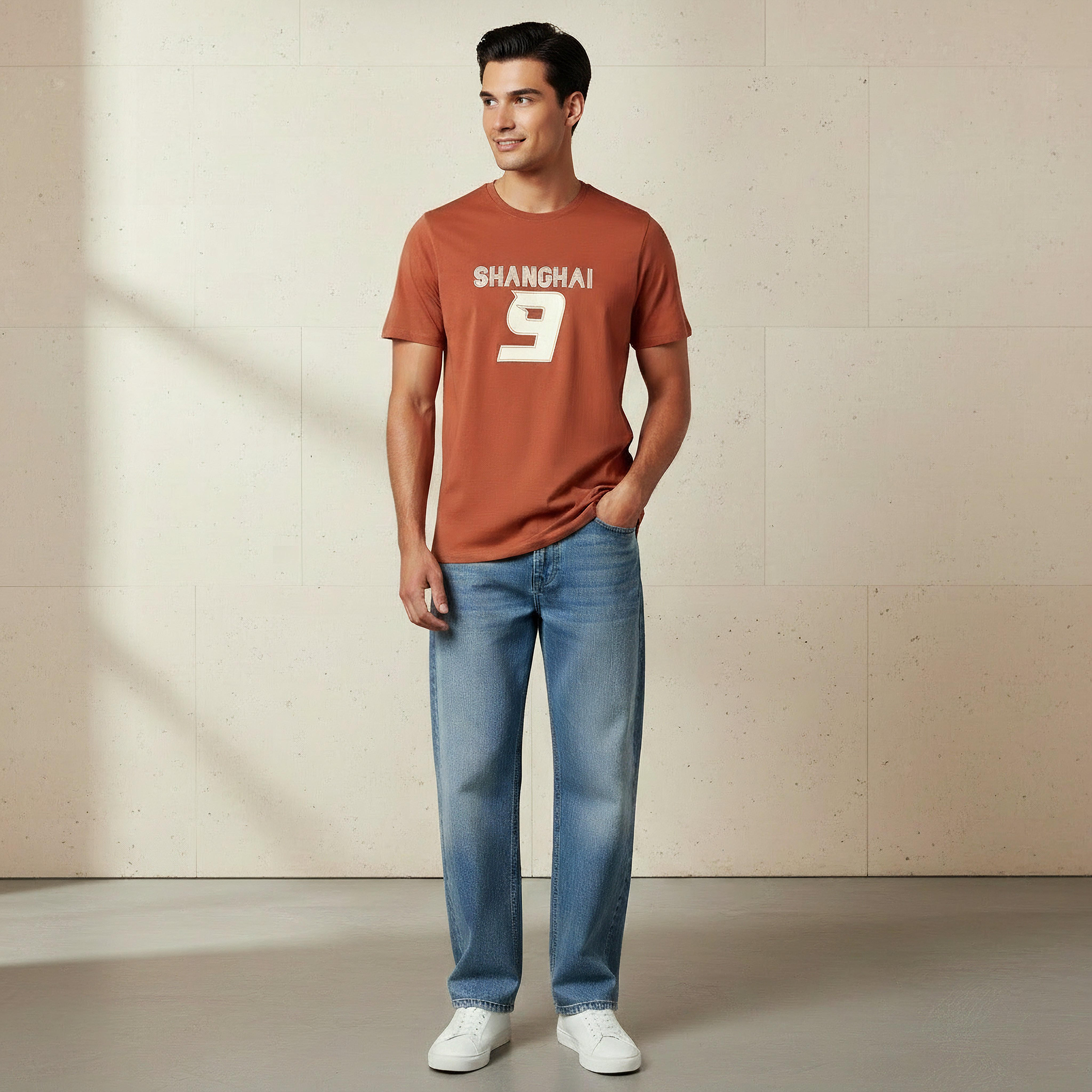 Men Slim Fit Crew Neck Short Sleeve Varsity Print T-shirt-men-clothing-tshirtsandpolos-tshirts-image-2