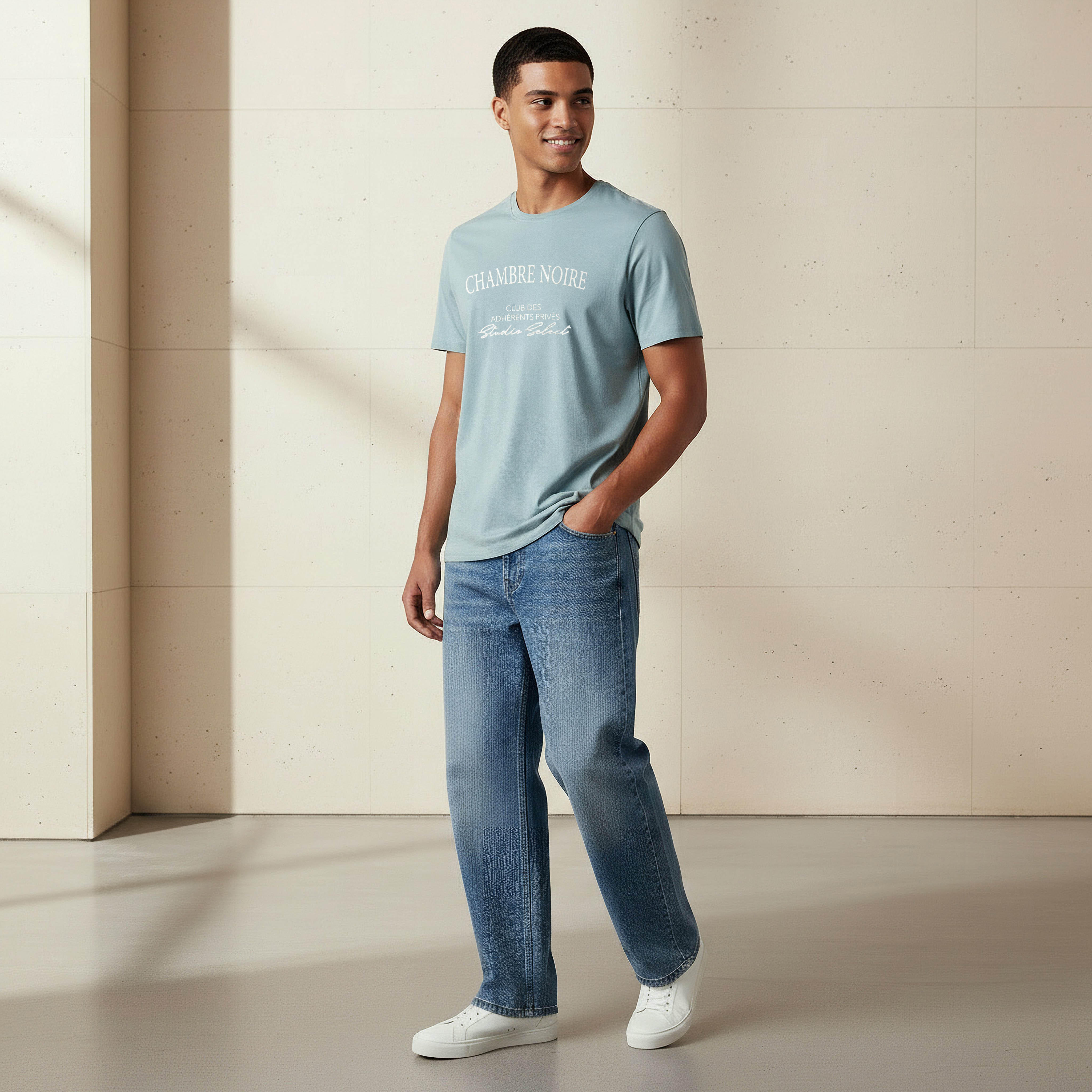 Men Slim Fit Crew Neck Short Sleeve Slogan Print T-shirt-men-clothing-tshirtsandpolos-tshirts-image-2