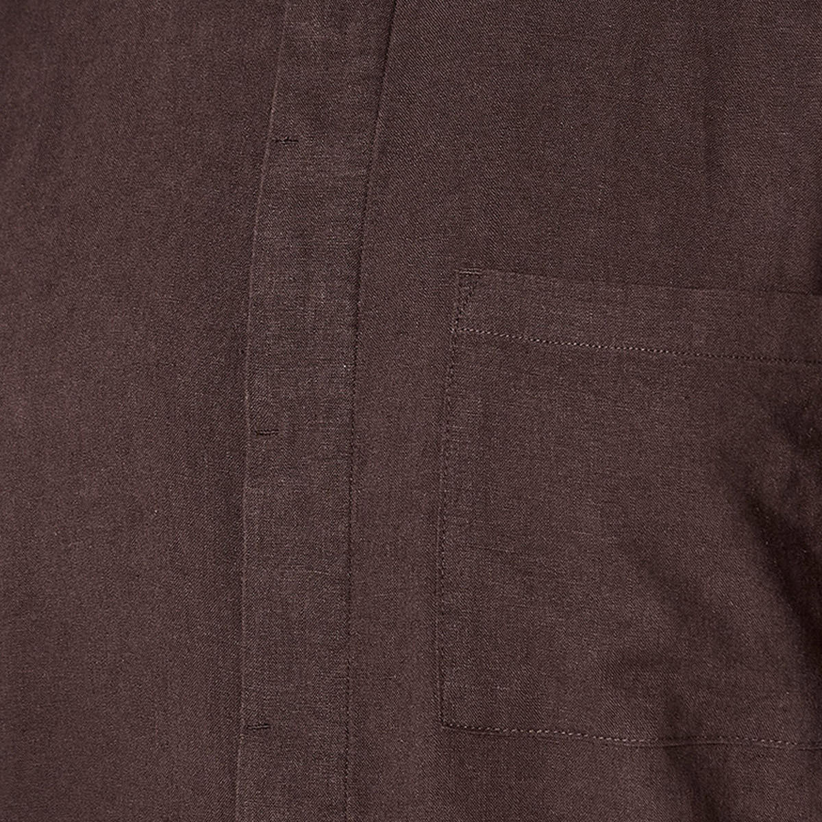 قميص من مزيج الكتان بقصّة عادية وياقة عادية للرجال-men-clothing-shirts-image-2