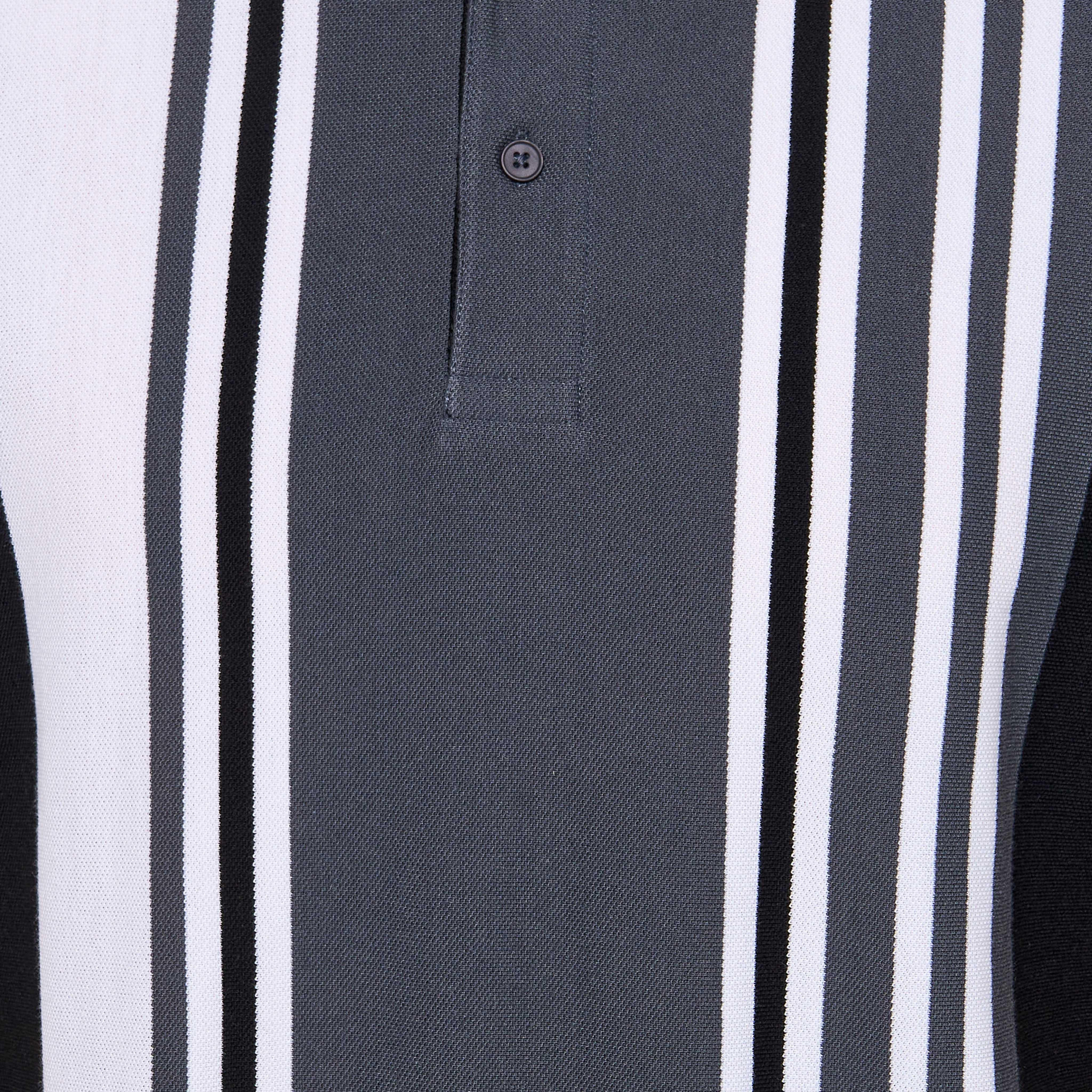 Men Short Sleeves Striped Pique Detail Polo T-shirt-men-clothing-tshirtsandpolos-polos-image-2