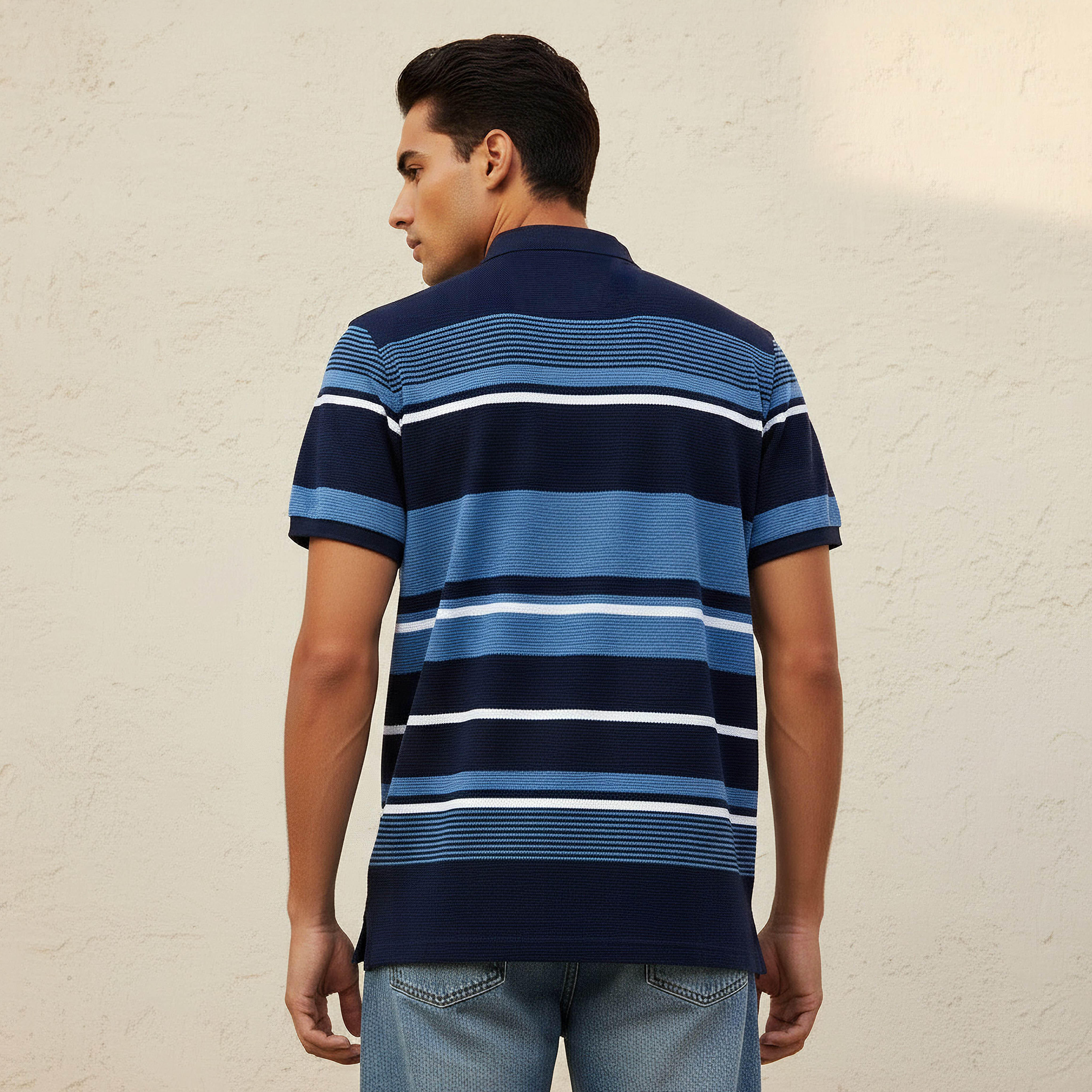 Men Short Sleeves Striped Ottoman Polo T-shirt-men-clothing-tshirtsandpolos-polos-image-4