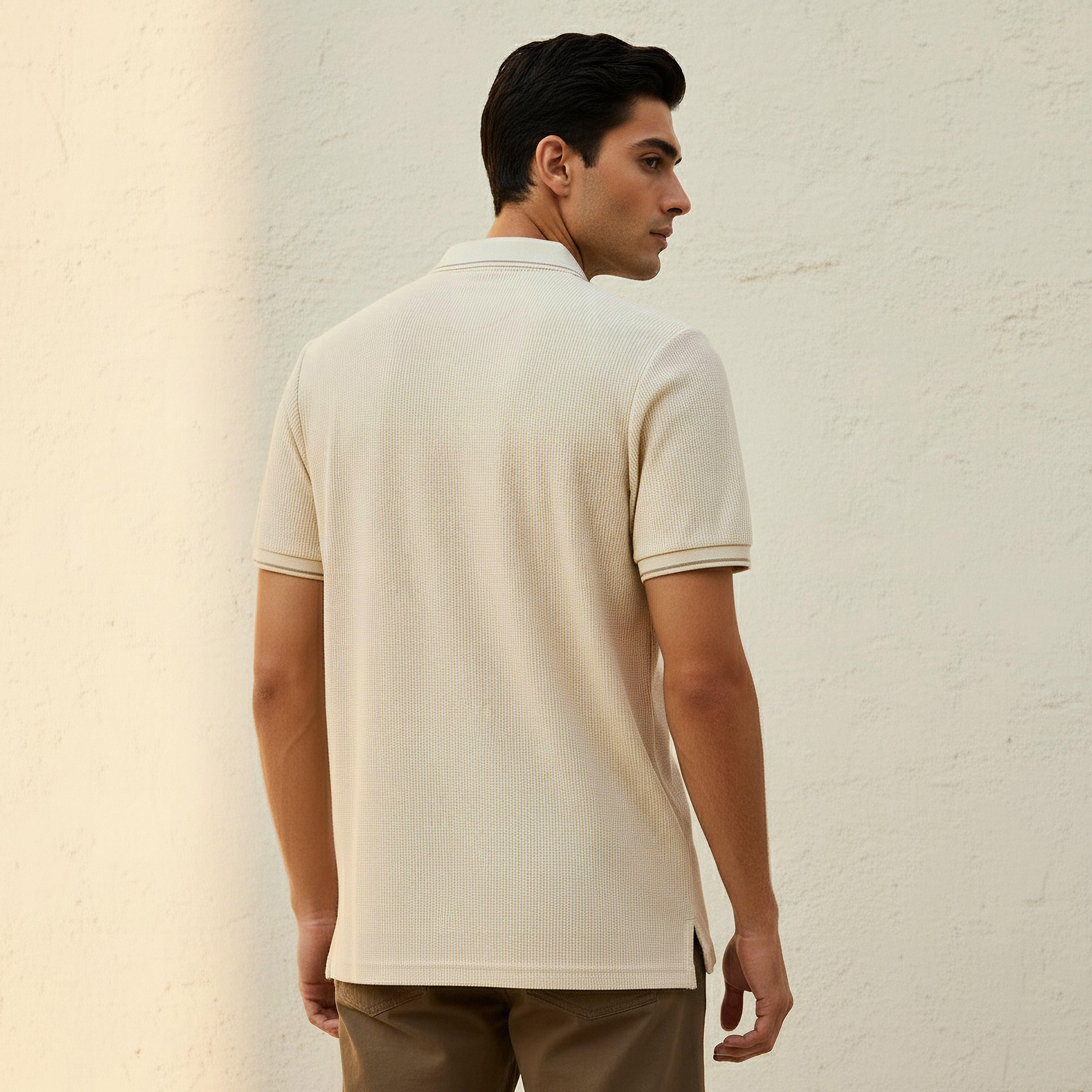 تيشيرت بولو أوتومان رجالي مخطط بأكمام قصيرة-men-clothing-tshirtsandpolos-polos-image-4