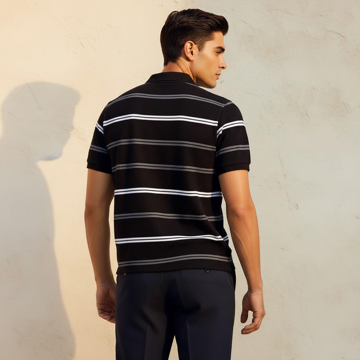 Men Short Sleeve Striped Polo T-shirt-men-clothing-tshirtsandpolos-polos-image-4