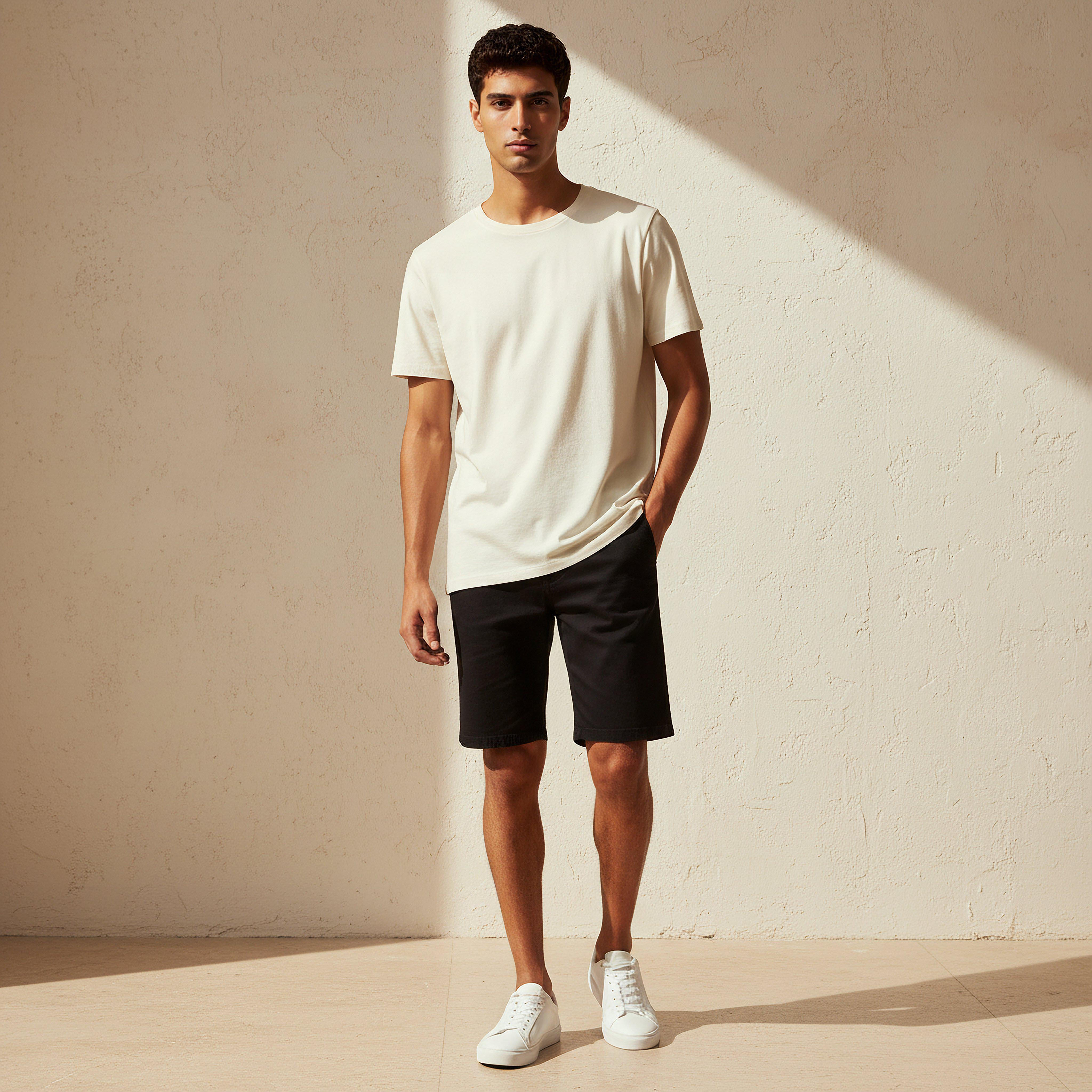 Men Regular Fit Crew Neck Short Sleeves T-shirt-men-clothing-tshirtsandpolos-tshirts-image-3