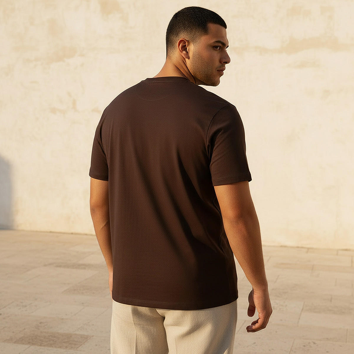 Men Regular Fit Crew Neck Short Sleeves T-shirt-men-clothing-tshirtsandpolos-tshirts-image-4