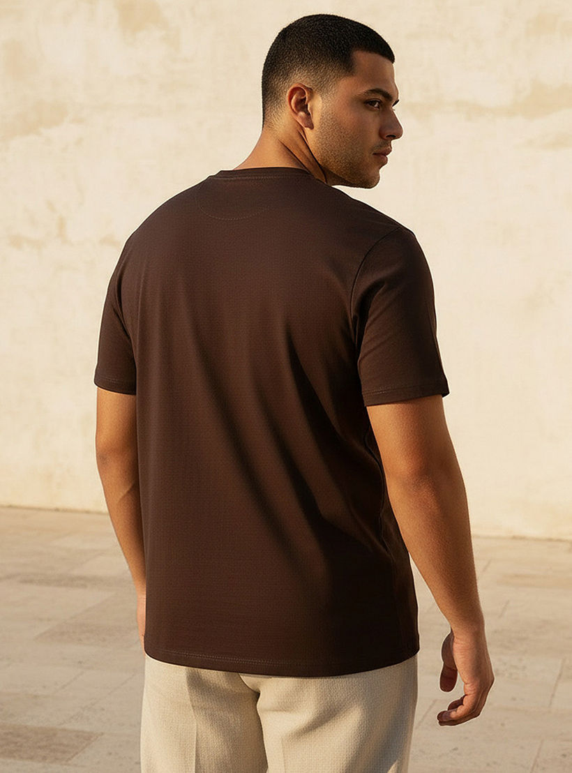Men Regular Fit Crew Neck Short Sleeves T-shirt-men-clothing-tshirtsandpolos-tshirts-image-4