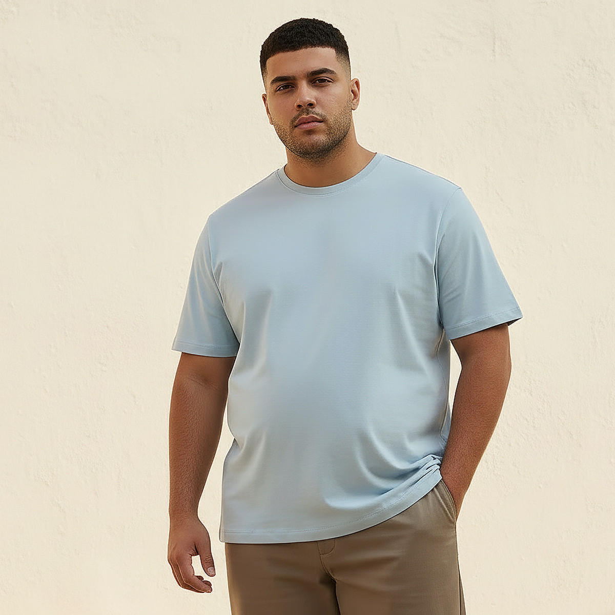 Men Regular Fit Crew Neck Short Sleeves T-shirt-men-clothing-tshirtsandpolos-tshirts-image-5