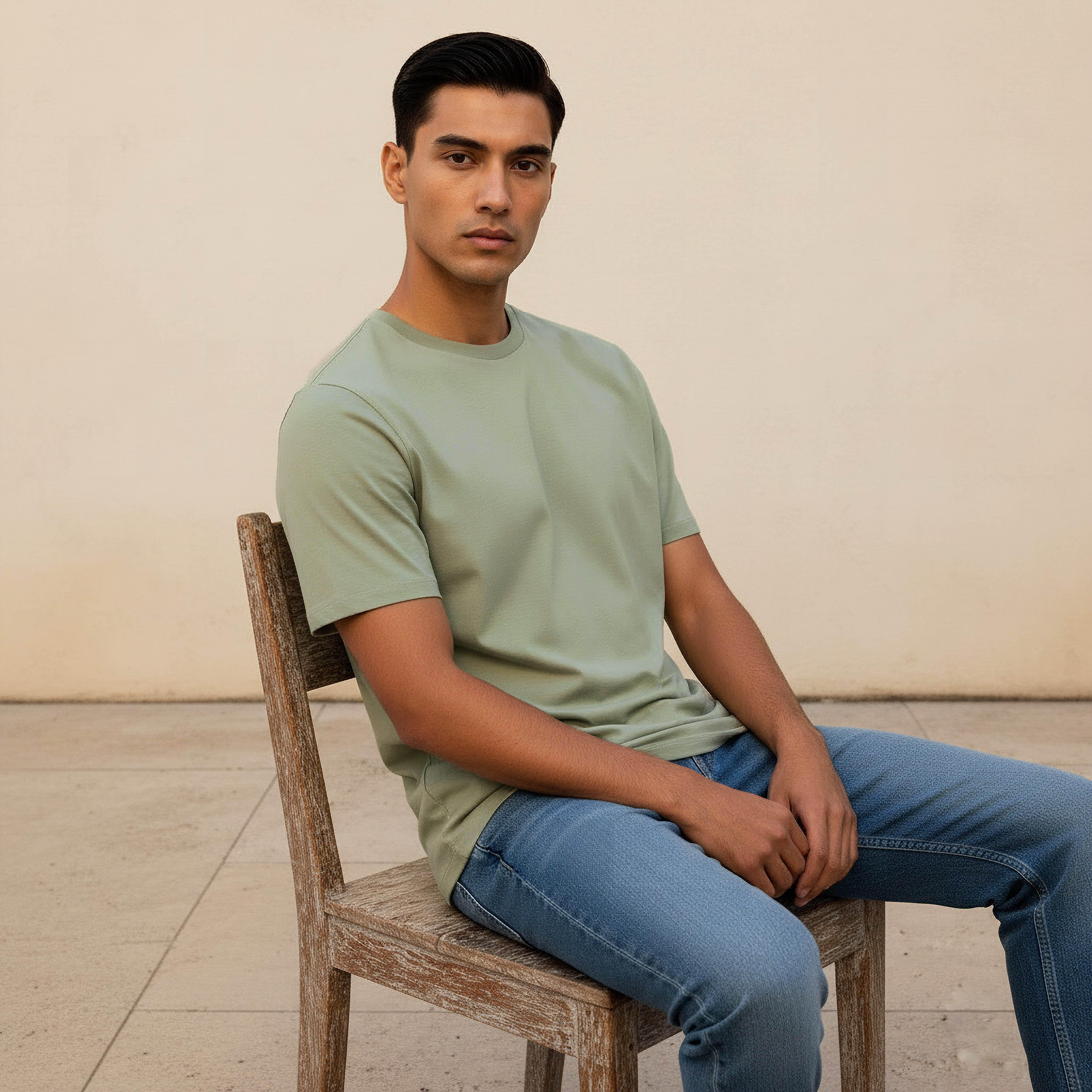 Men Regular Fit Crew Neck Short Sleeves T-shirt-men-clothing-tshirtsandpolos-tshirts-image-5