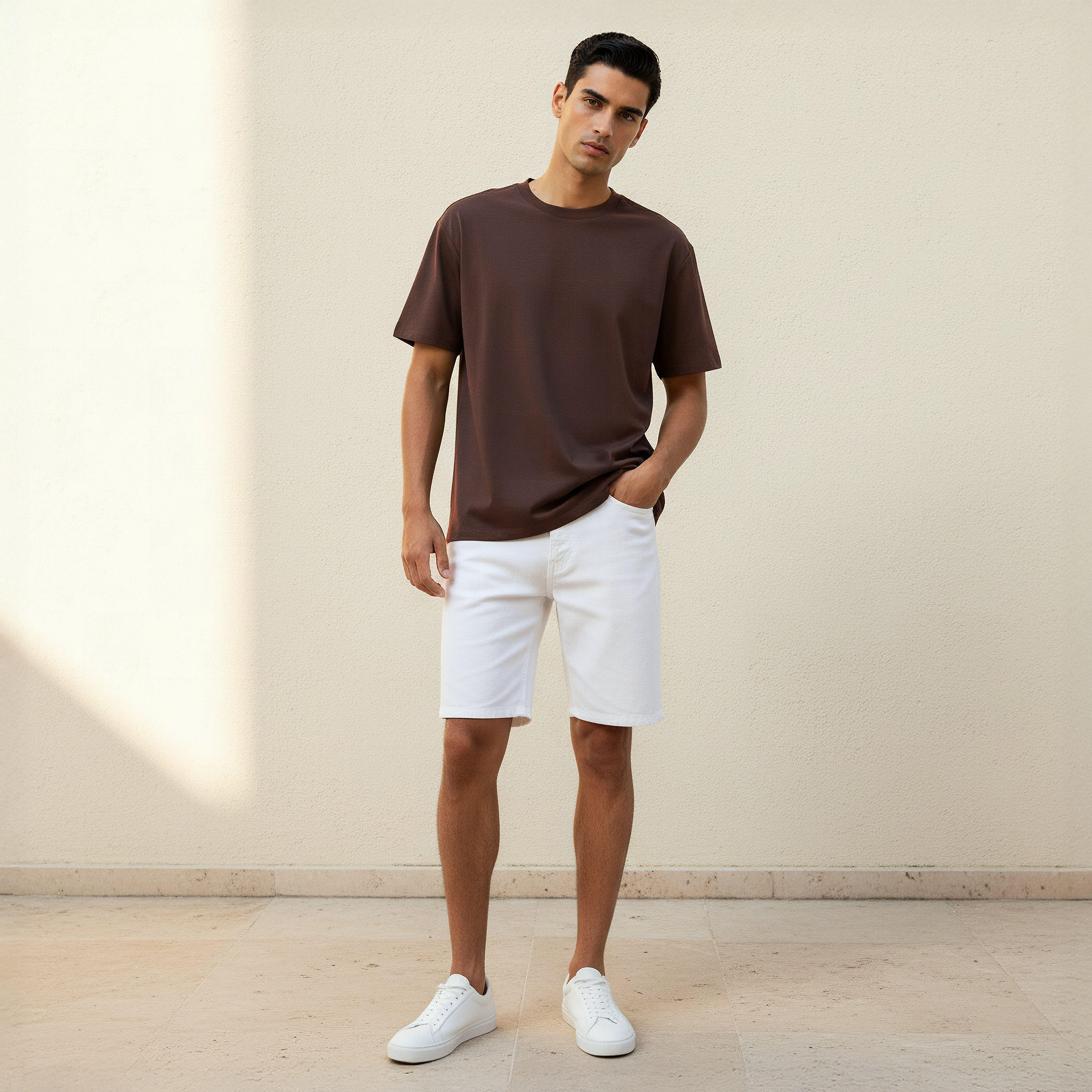 Men Relaxed Fit Crew Neck Short Sleeves T-shirt-men-clothing-tshirtsandpolos-tshirts-image-3