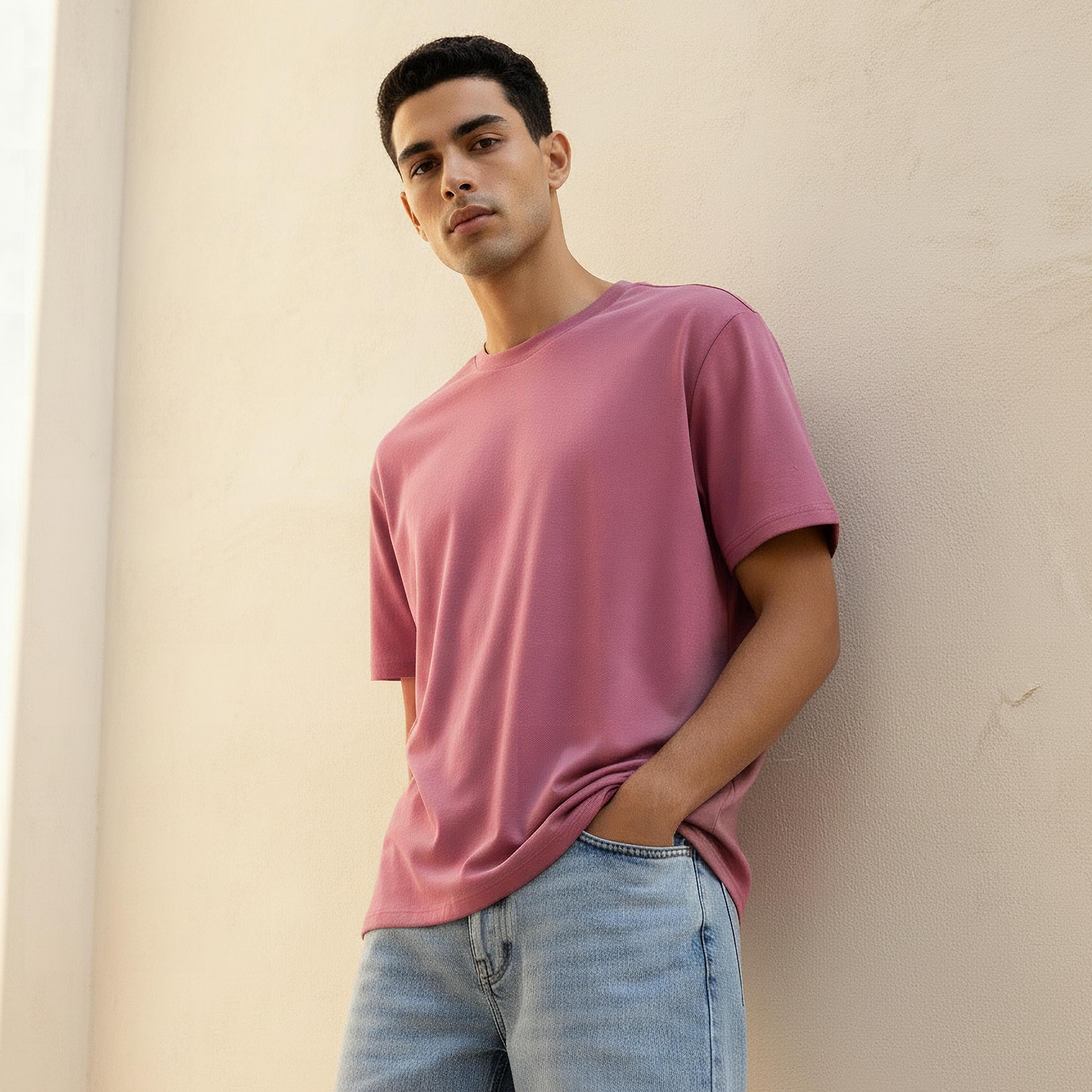 Men Relaxed Fit Crew Neck Short Sleeves T-shirt-men-clothing-tshirtsandpolos-tshirts-image-1