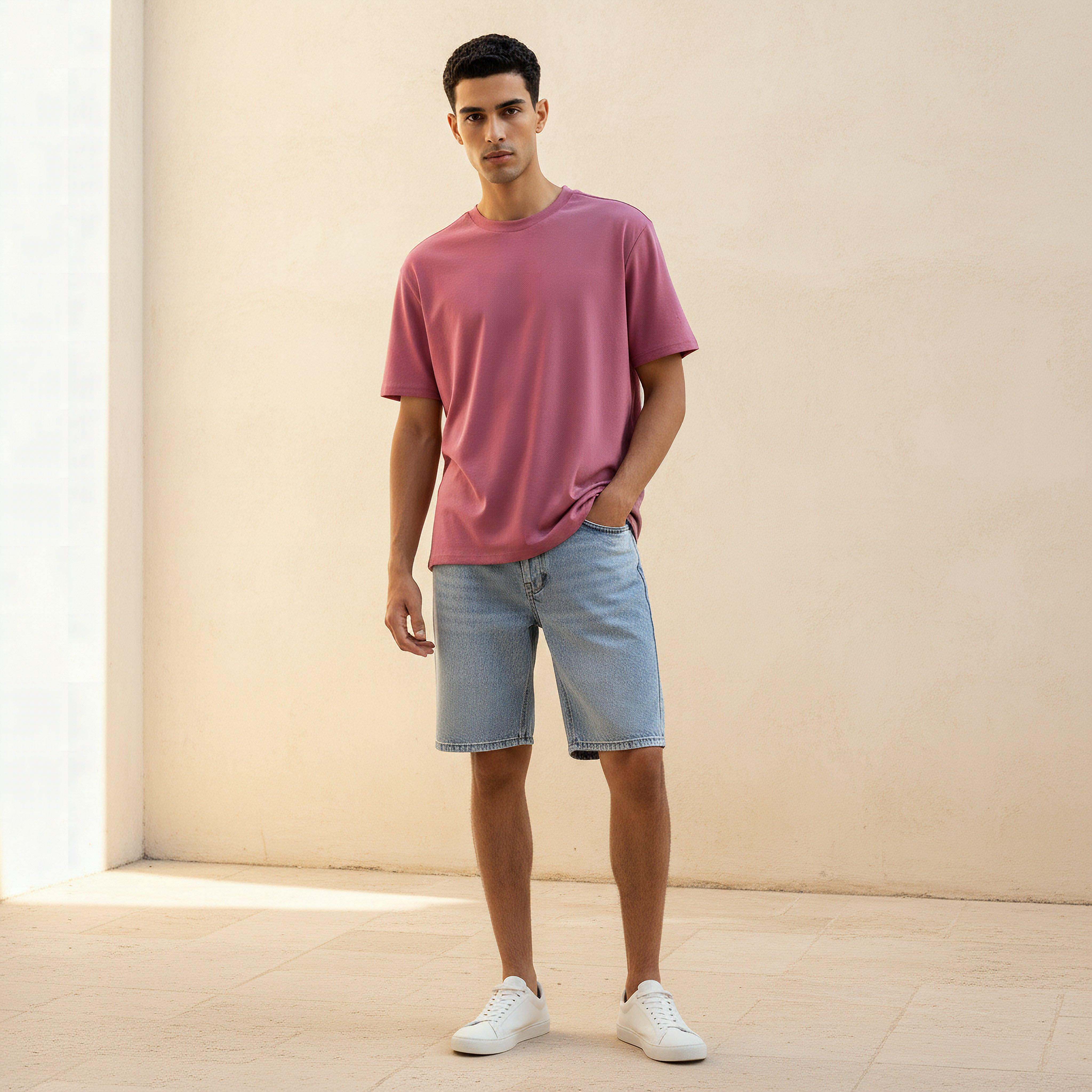 Men Relaxed Fit Crew Neck Short Sleeves T-shirt-men-clothing-tshirtsandpolos-tshirts-image-3
