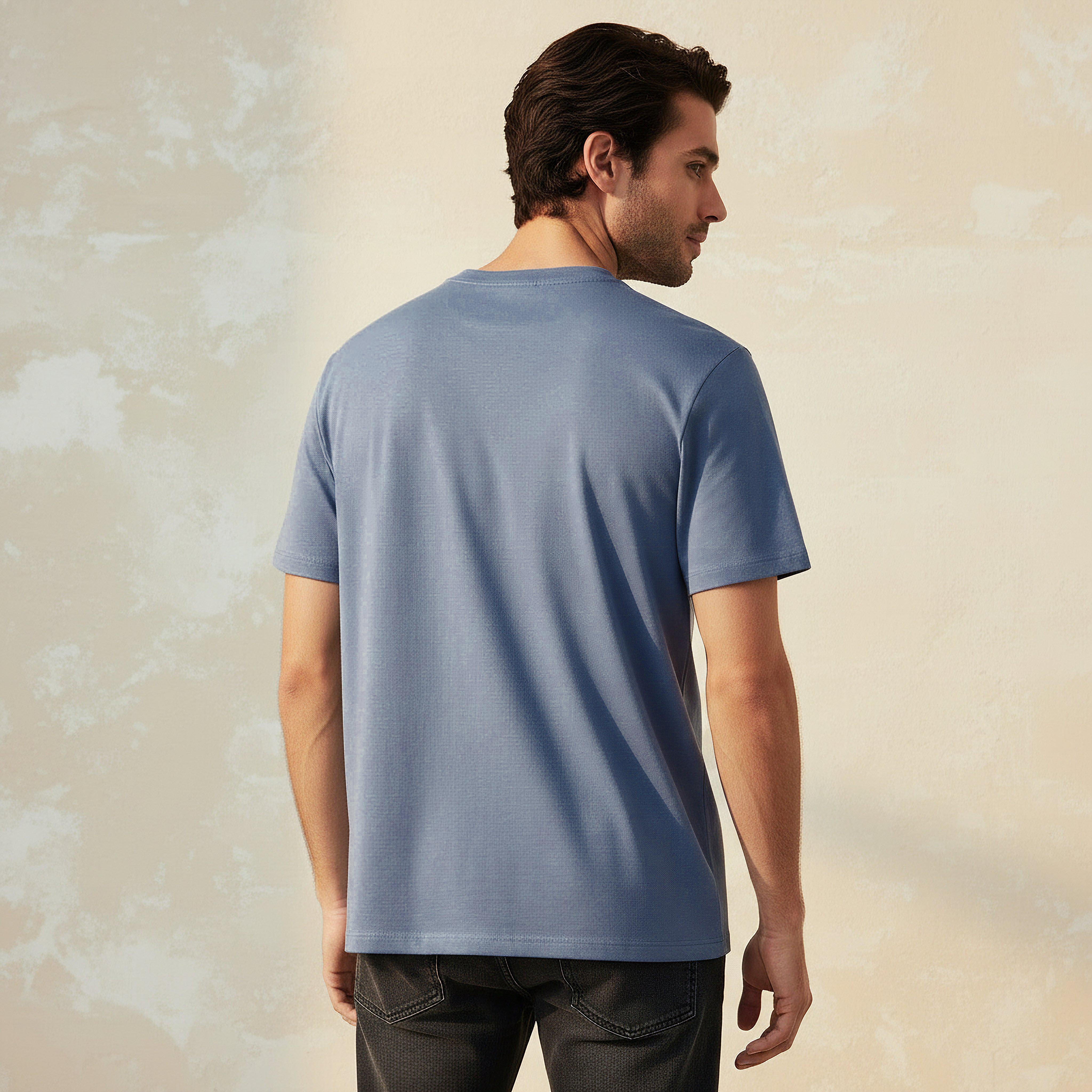 Men Relaxed Fit Crew Neck Short Sleeves Jersey T-shirt-men-clothing-tshirtsandpolos-tshirts-image-4
