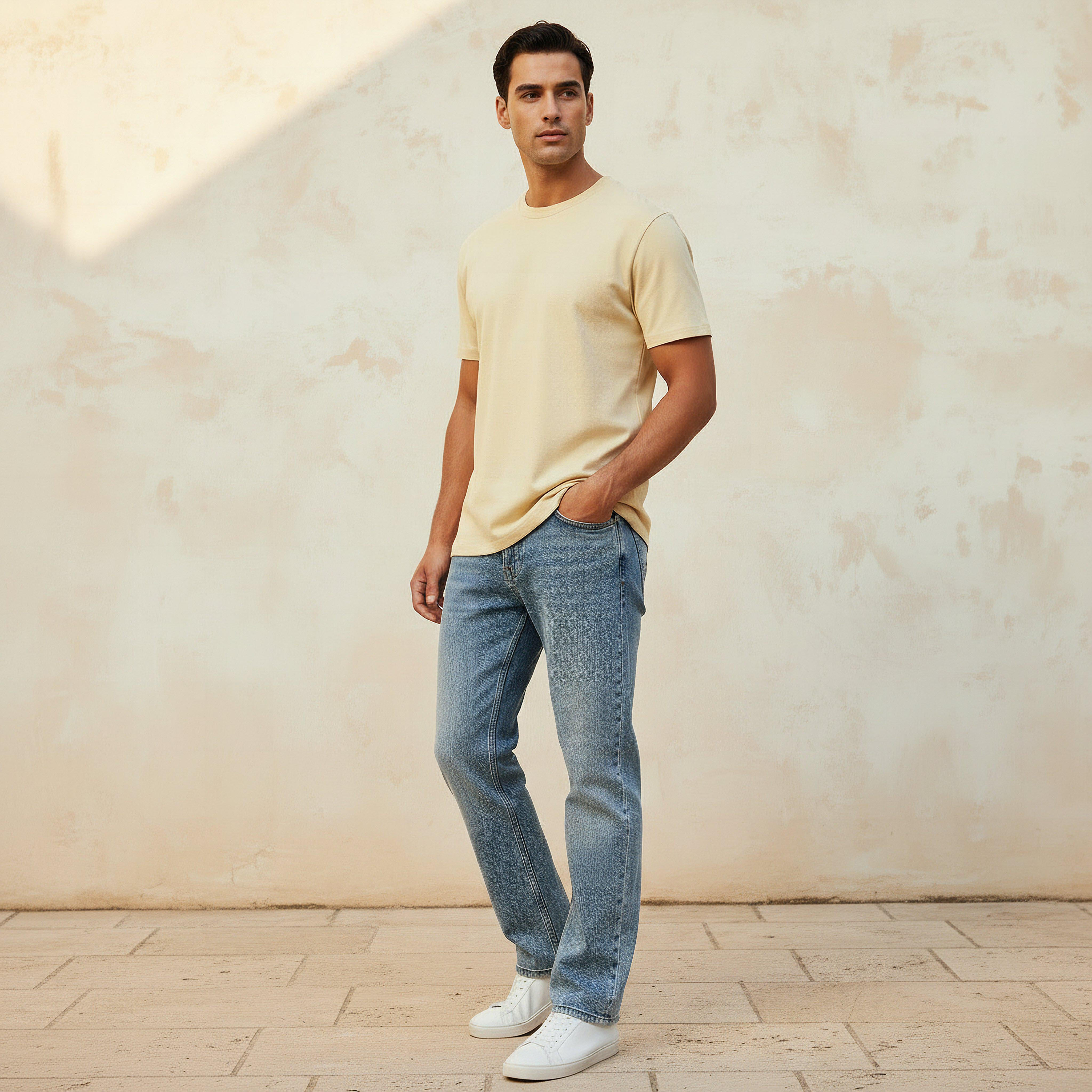 Men Relaxed Fit Crew Neck Short Sleeves Jersey T-shirt-men-clothing-tshirtsandpolos-tshirts-image-3