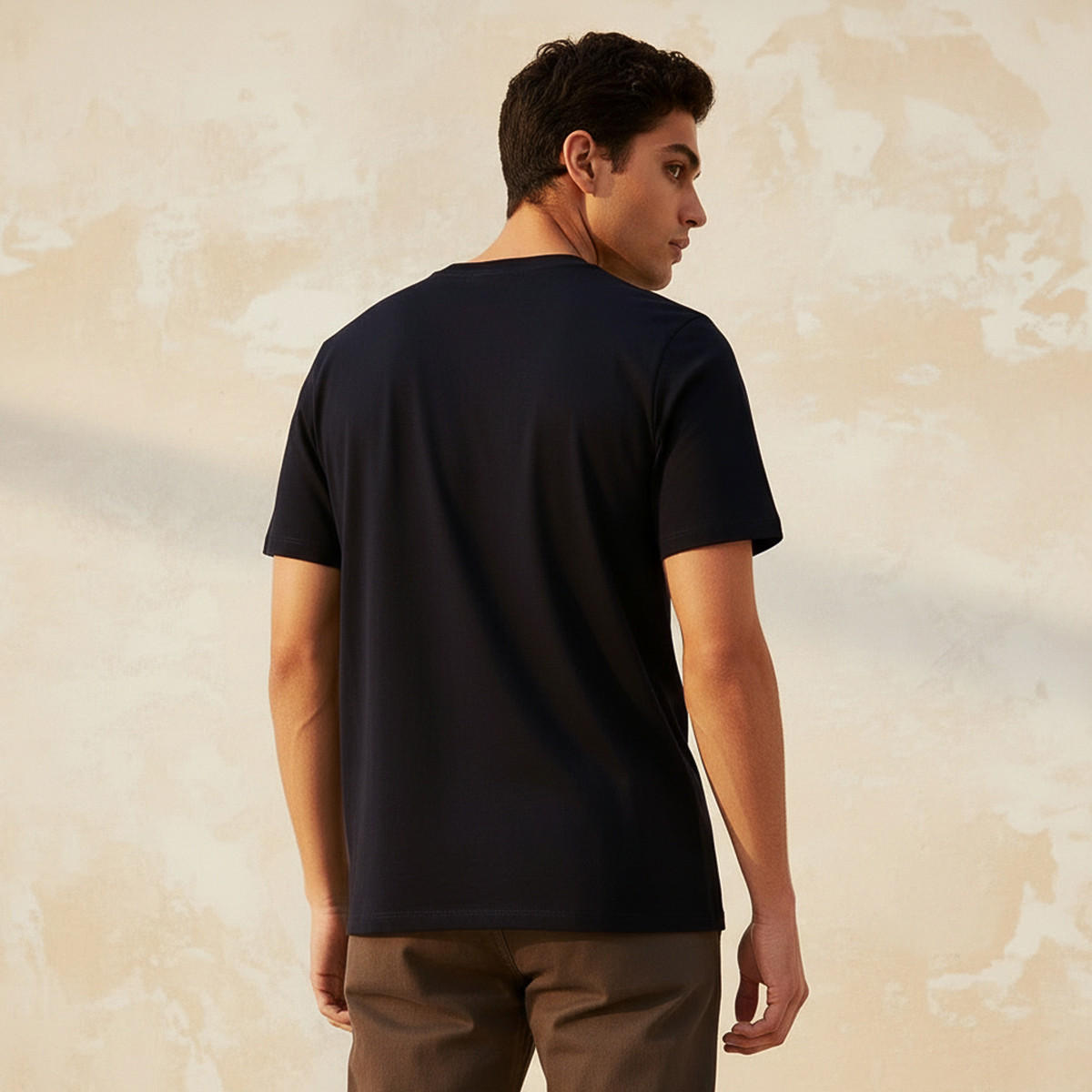 Men Slim Fit Crew Neck Short Sleeves Typographic Print T-shirt-men-clothing-tshirtsandpolos-tshirts-image-4