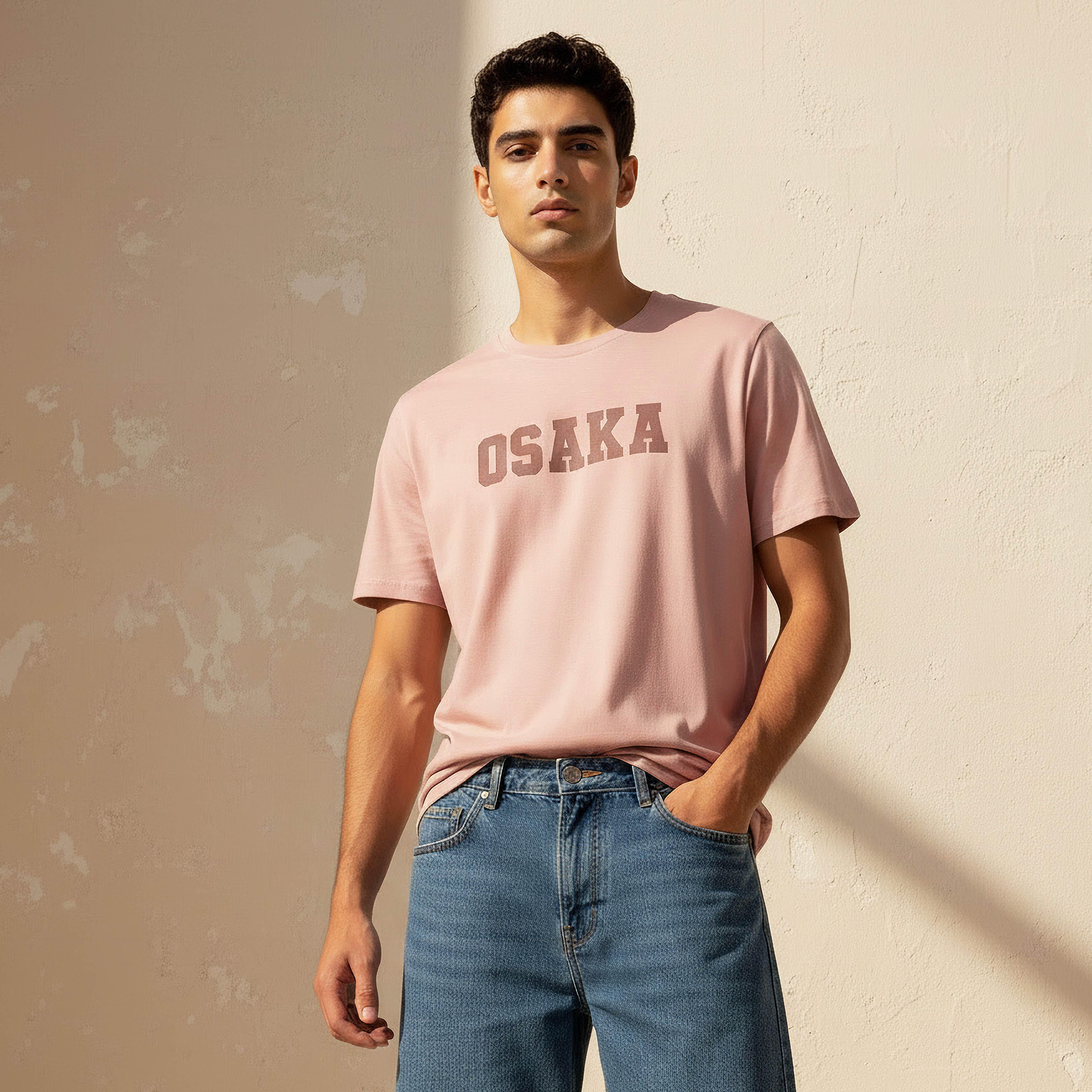 Men Slim Fit Crew Neck Short Sleeves Printed T-shirt-PROMO_SP_KSA_3_BUY2FORSAR49_130625-image-1