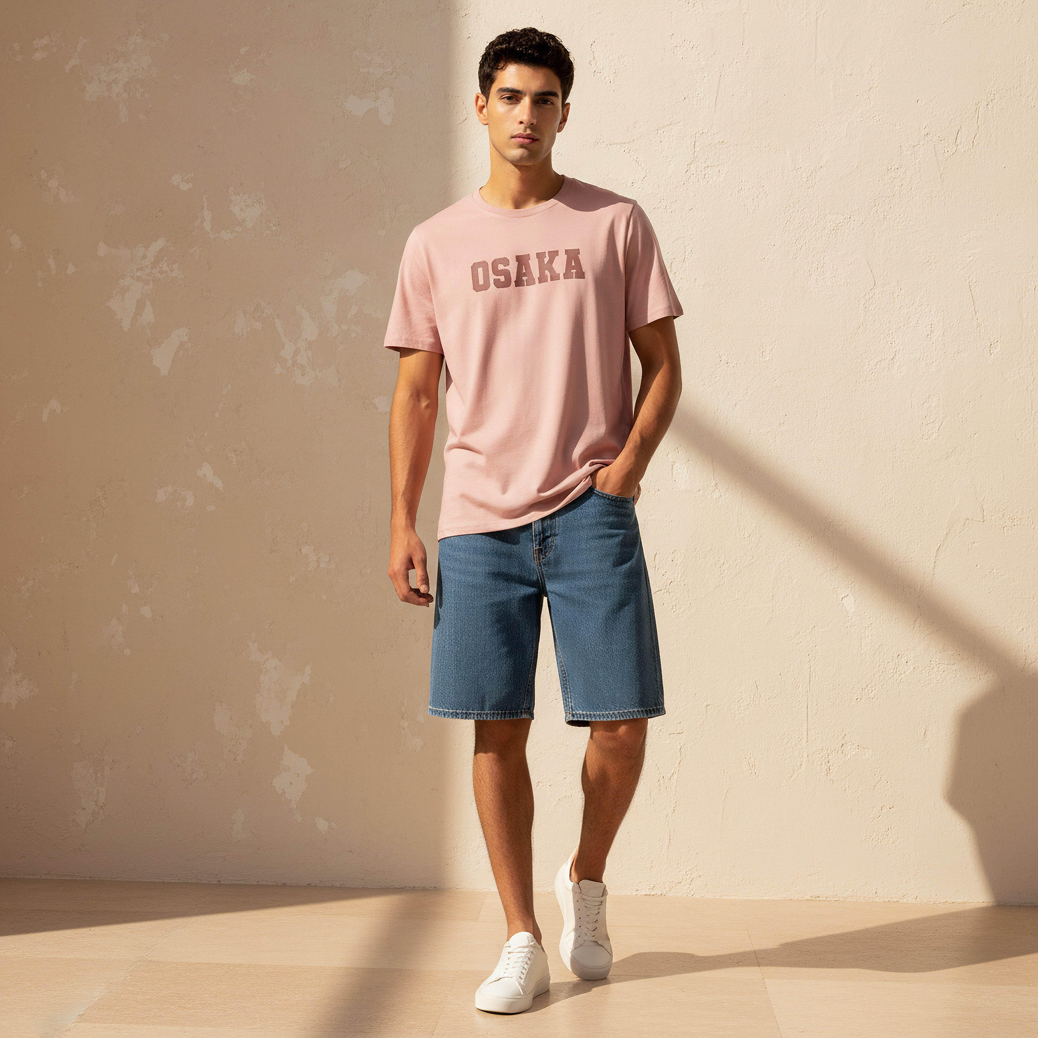 Men Slim Fit Crew Neck Short Sleeves Printed T-shirt-PROMO_SP_KSA_3_BUY2FORSAR49_130625-image-3