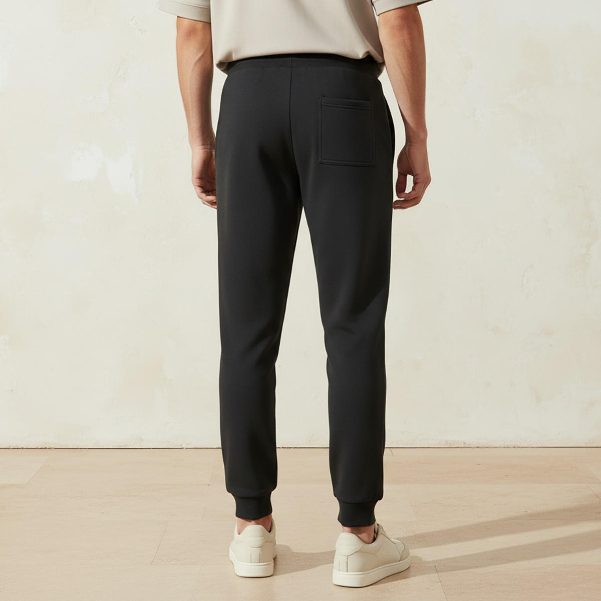 Men Regular Fit Joggers with Drawstring Closure-men-clothing-bottoms-joggers-image-4