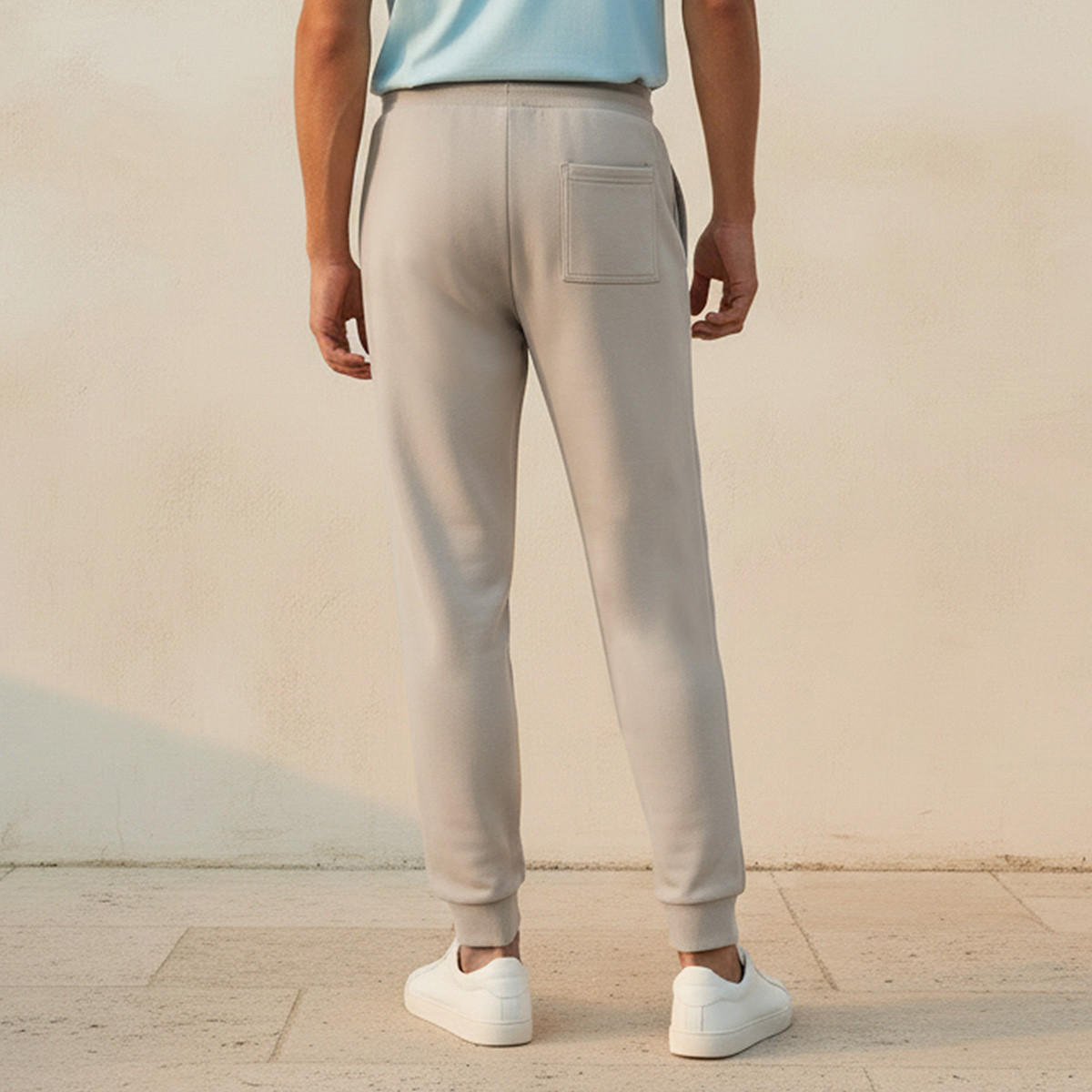 Men Regular Fit Joggers with Drawstring Closure-men-clothing-bottoms-joggers-image-4