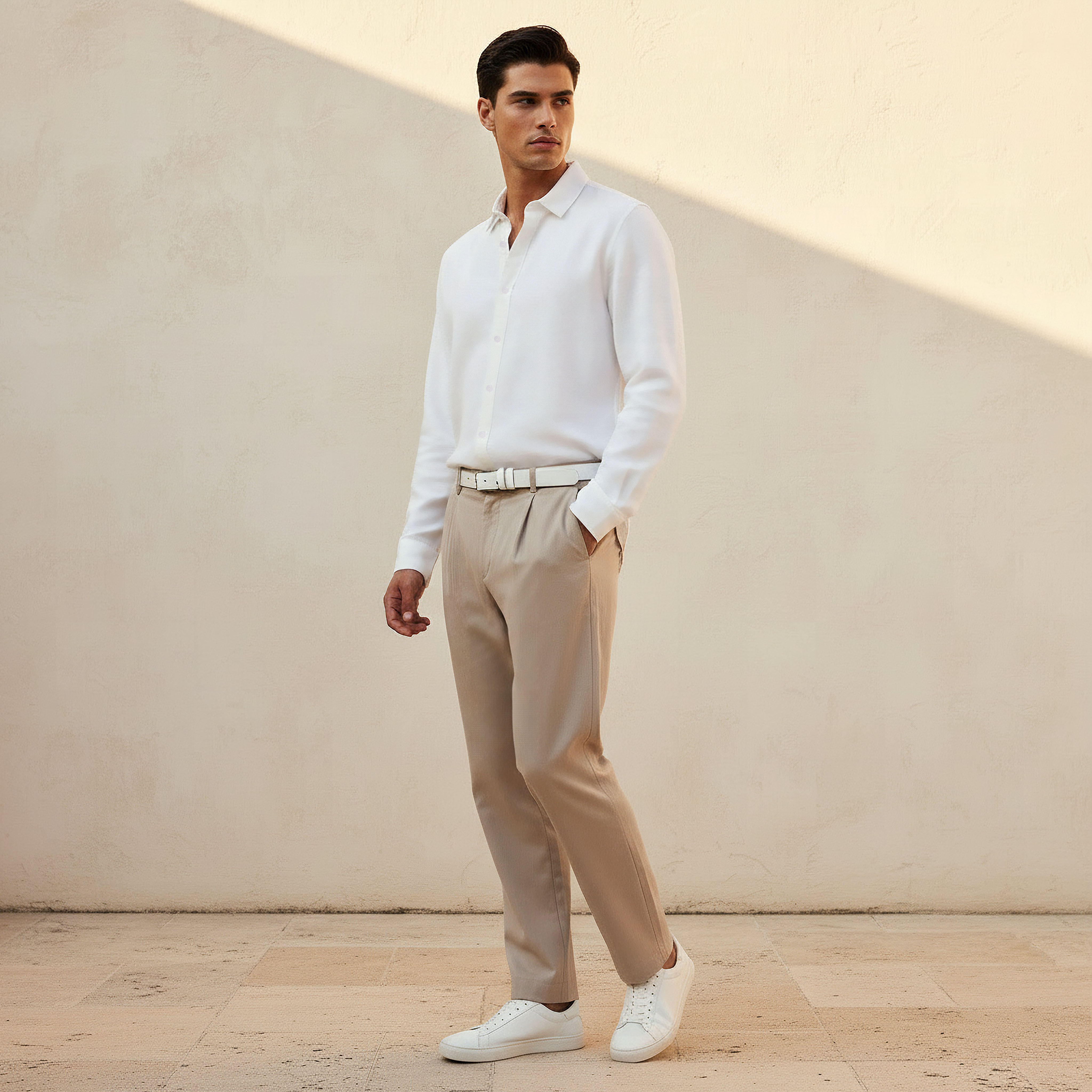 Men Regular Fit Collared Long Sleeve Shirt-men-clothing-shirts-image-3