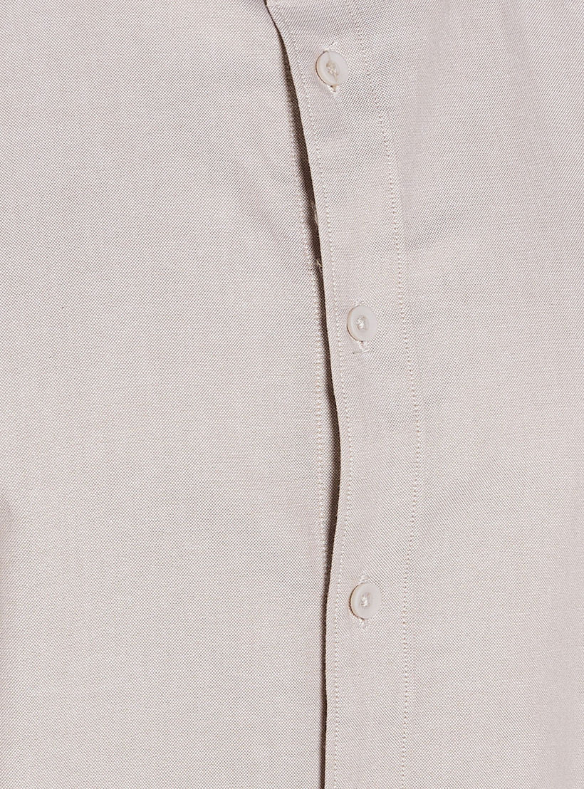 قميص بقصّة سليم وياقة عادية وأكمام طويلة وأزرار للرجال-men-clothing-shirts-image-2