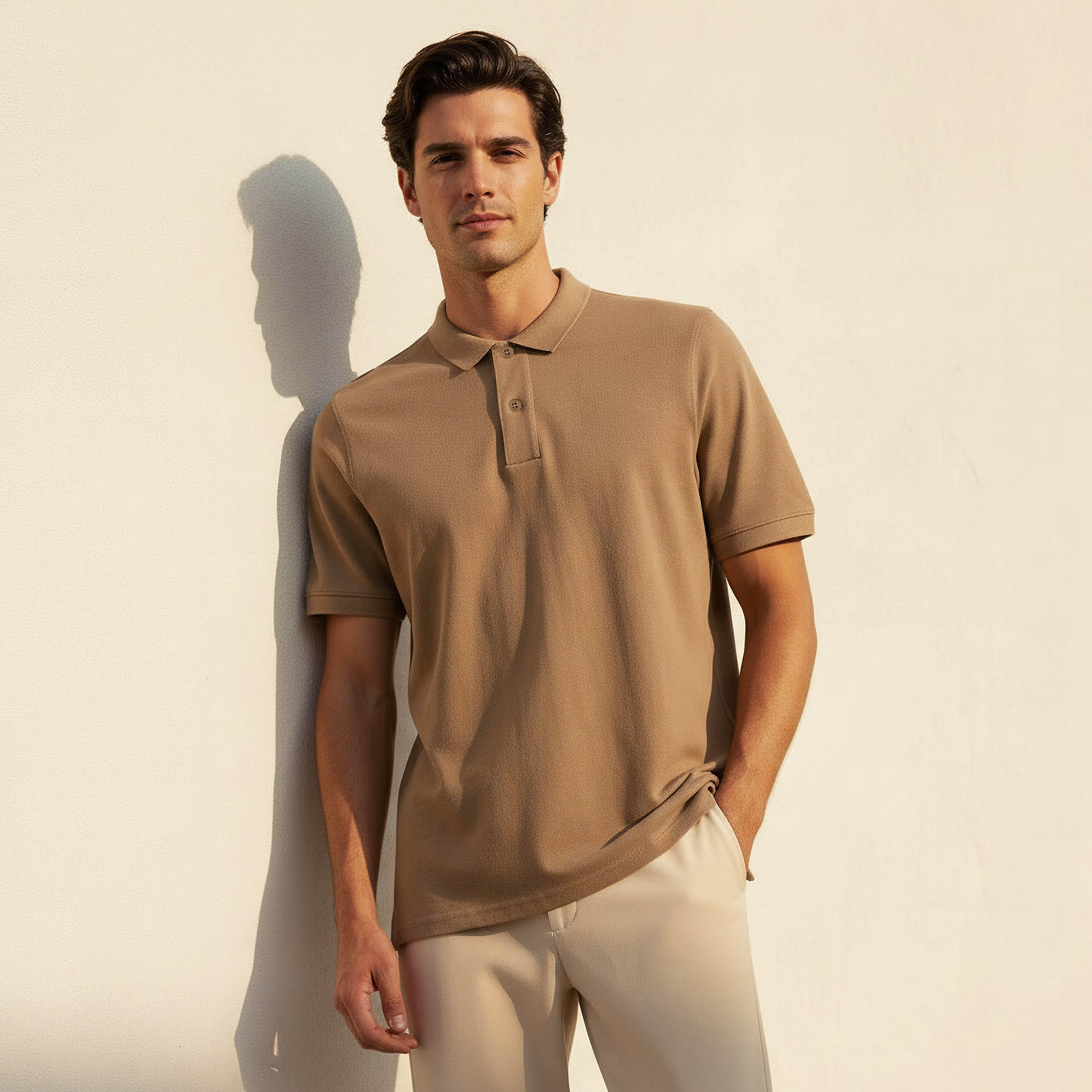 Men Short Sleeve Polo T-shirt-men-clothing-tshirtsandpolos-polos-image-1