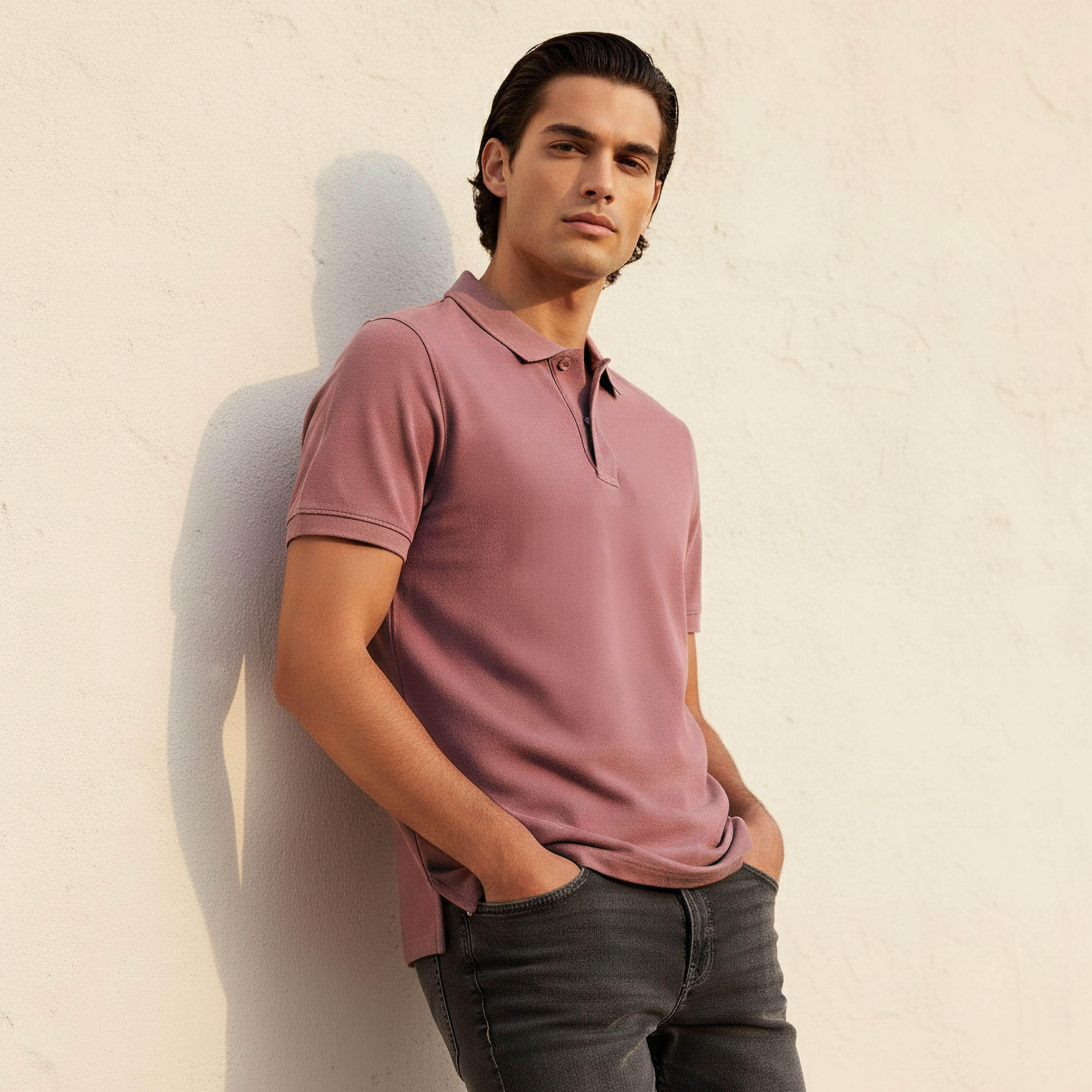 Men Short Sleeve Polo T-shirt-men-clothing-tshirtsandpolos-polos-image-1