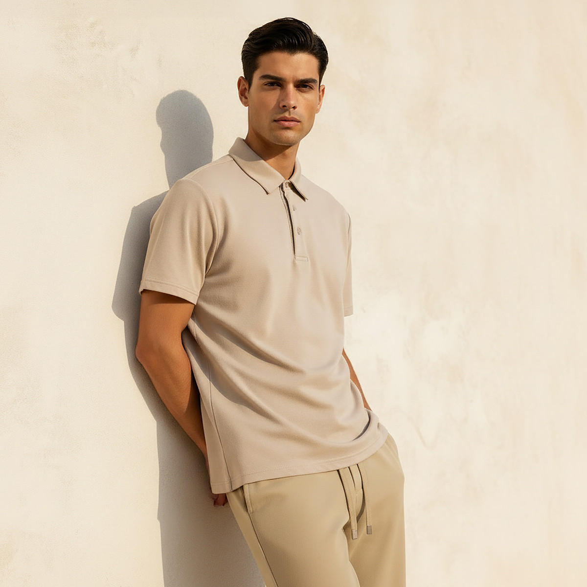 Men Short Sleeve Polo T-shirt-men-clothing-tshirtsandpolos-polos-image-1
