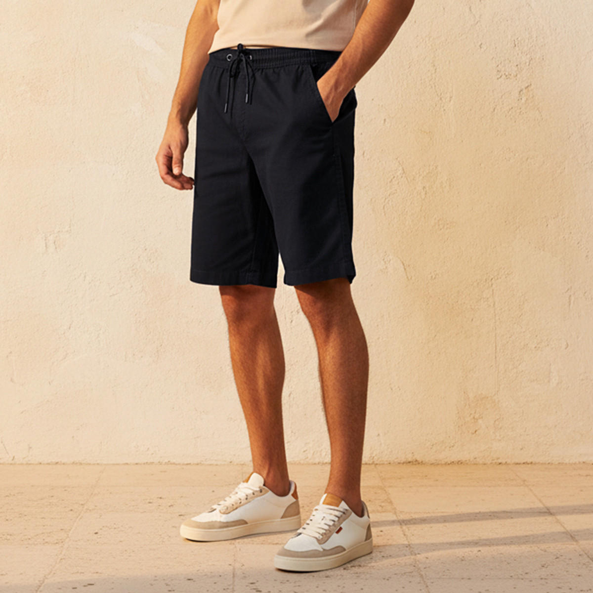 Men Regular Fit Shorts Cotton-men-clothing-bottoms-shorts-image-1