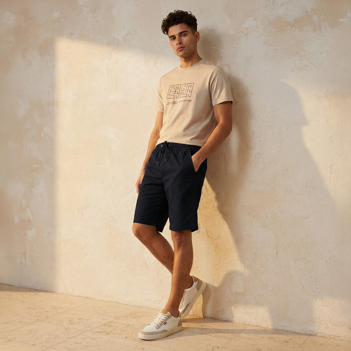 Men Regular Fit Shorts Cotton-men-clothing-bottoms-shorts-image-3