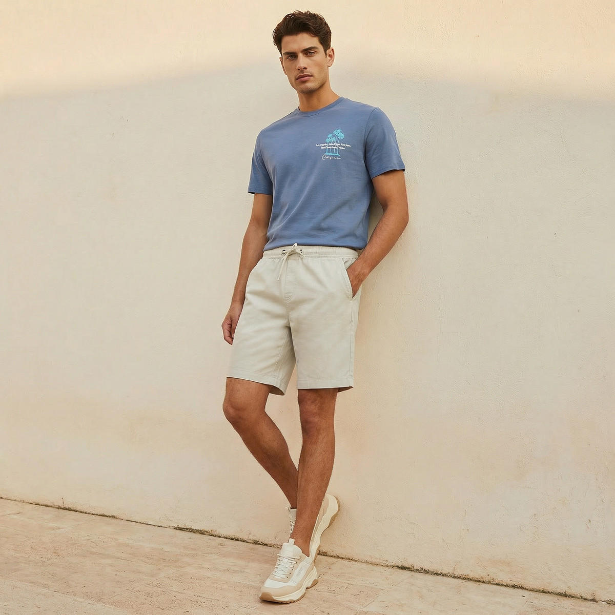 Men Regular Fit Shorts Cotton-men-clothing-bottoms-shorts-image-3