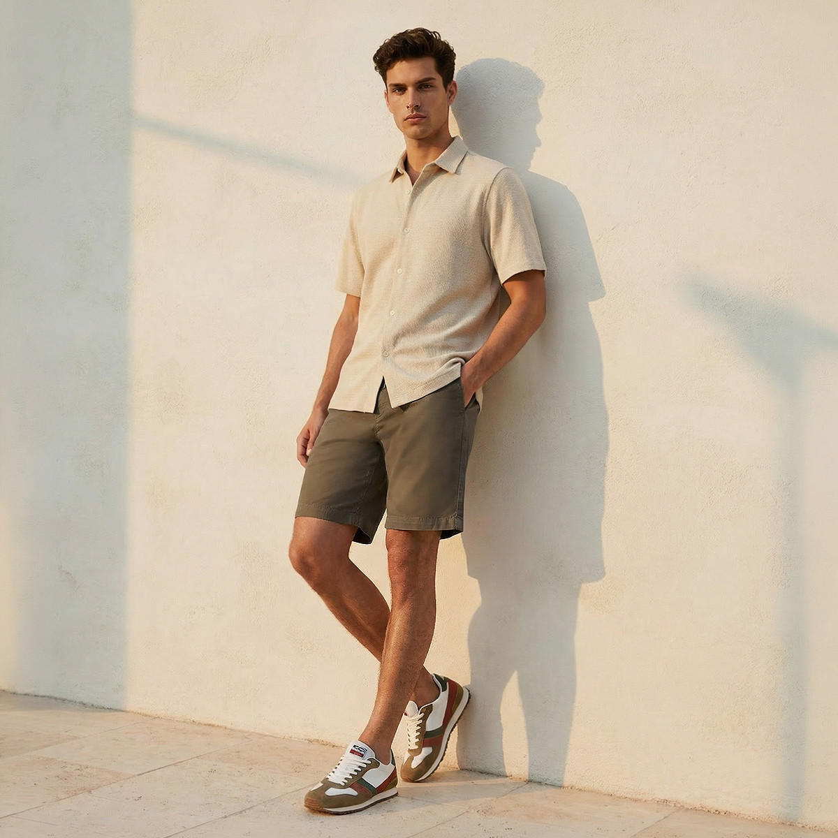 Men Regular Fit Shorts Cotton-men-clothing-bottoms-shorts-image-3