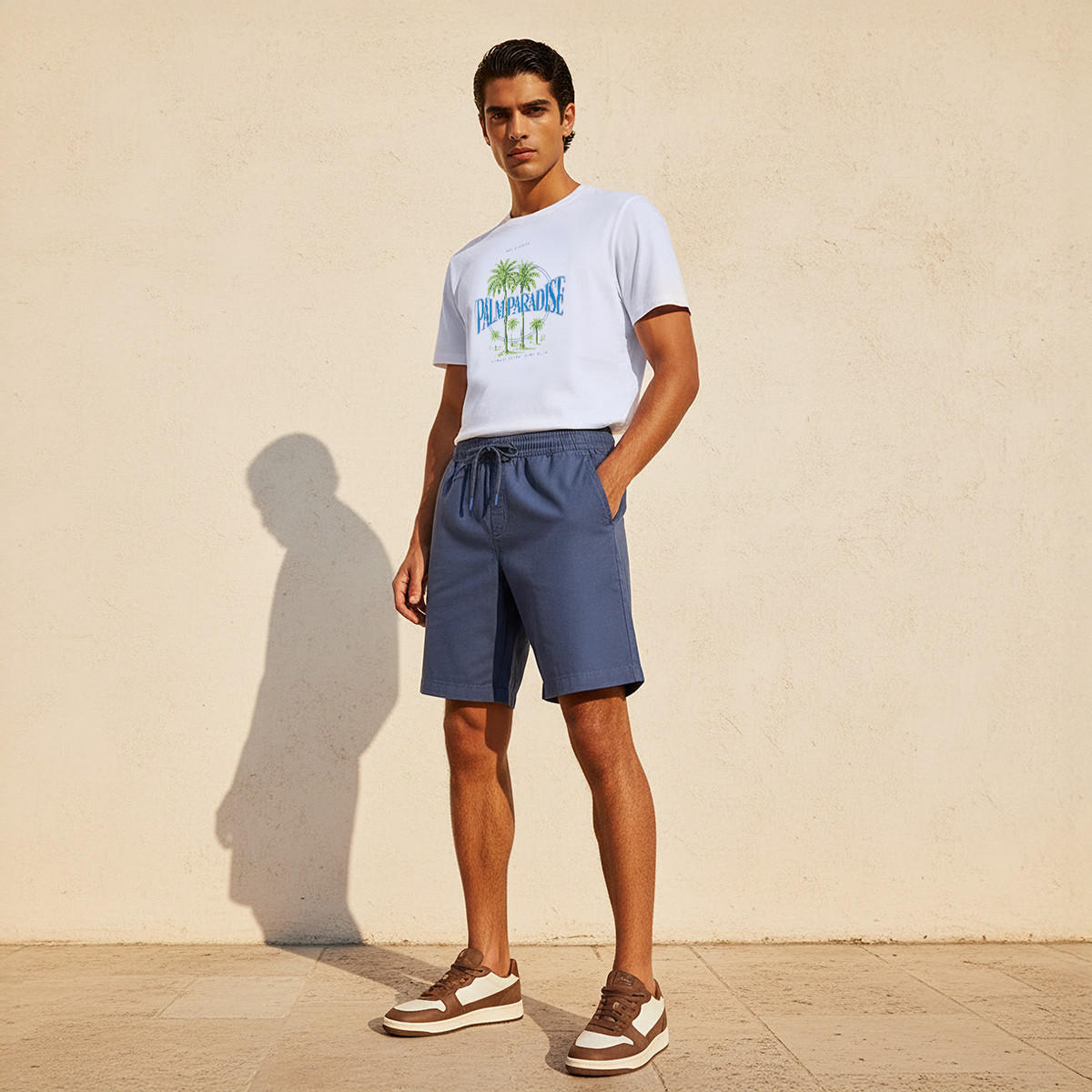 Men Regular Fit Shorts Cotton-men-clothing-bottoms-shorts-image-3