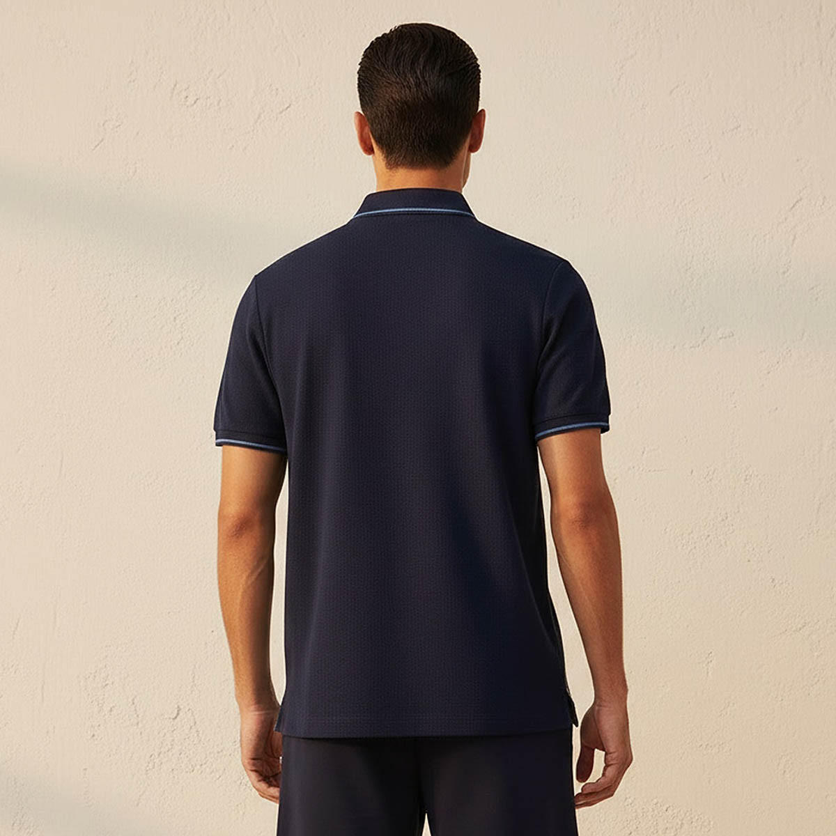 تيشيرت بولو رجالي مقلم بأكمام قصيرة-men-clothing-tshirtsandpolos-polos-image-4